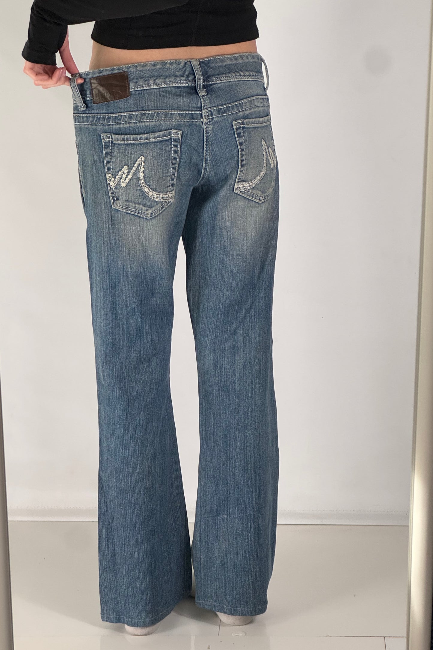 Lågmidjade jeans stl: M