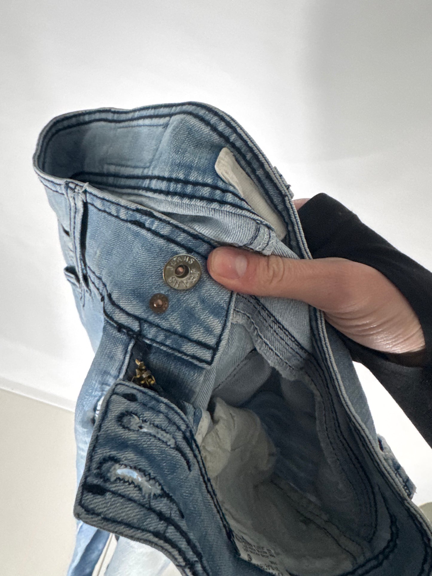 Lågmidjade jeans stl: S