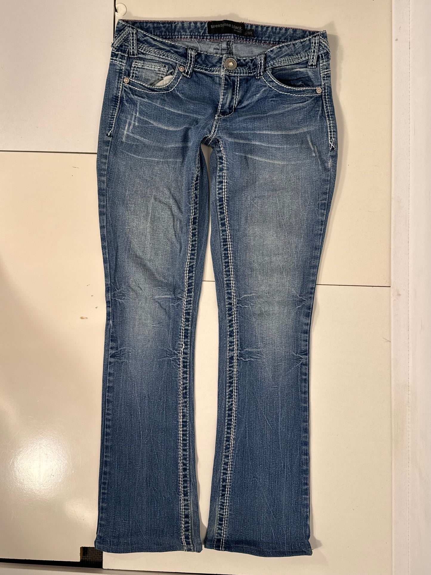 Lågmidjade jeans stl: S