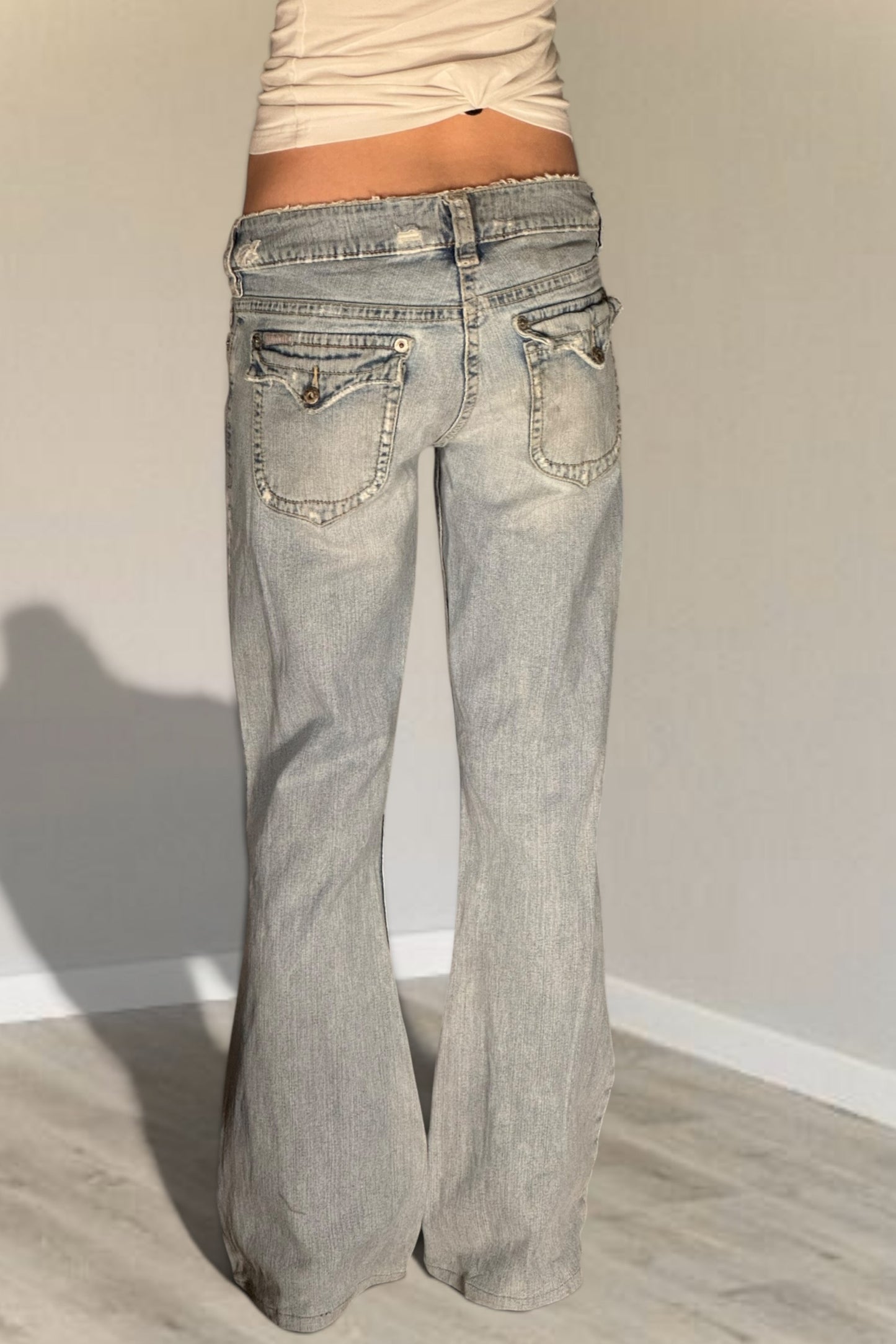 Lågmidjade jeans stl: S