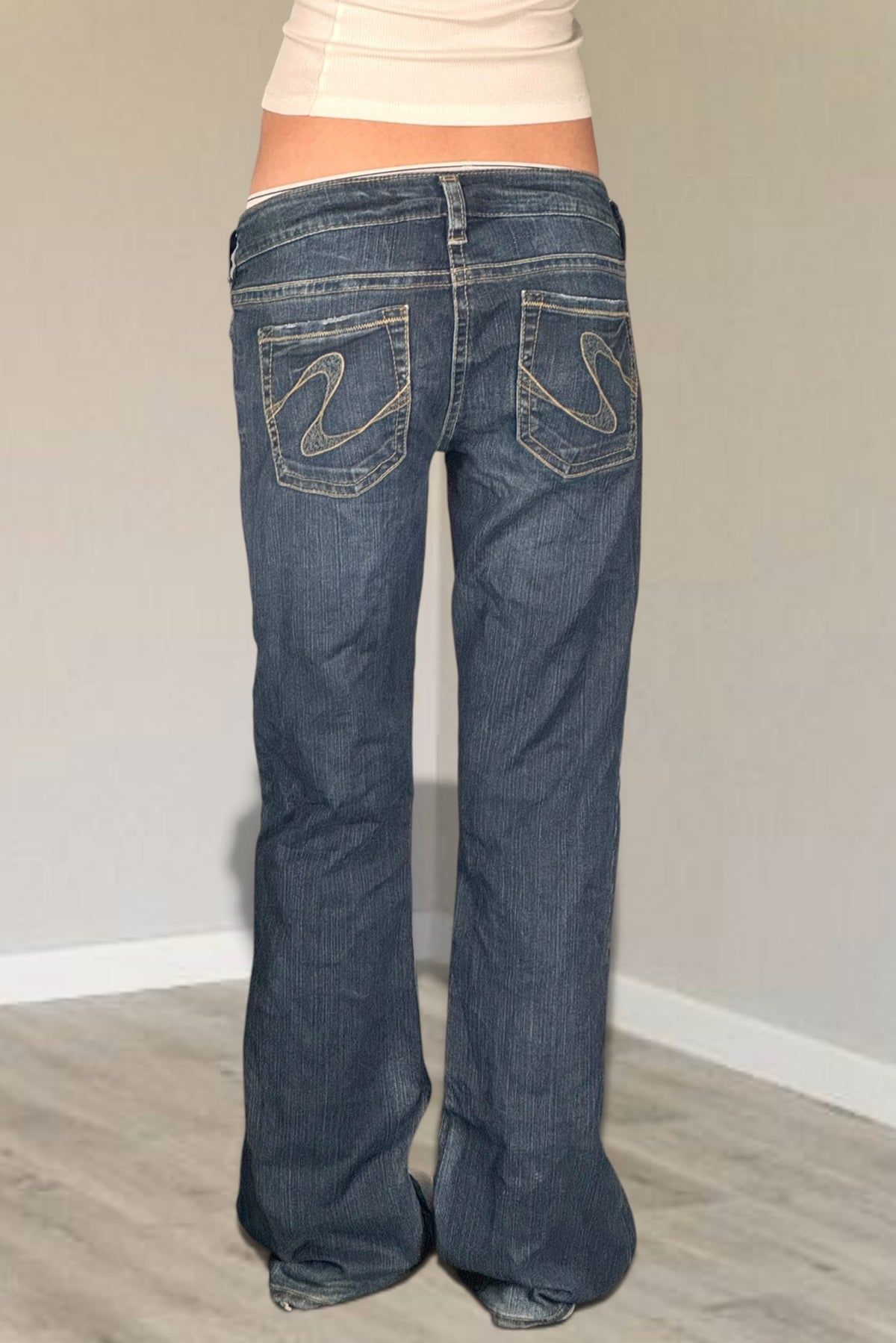 Lågmidjade jeans stl: M