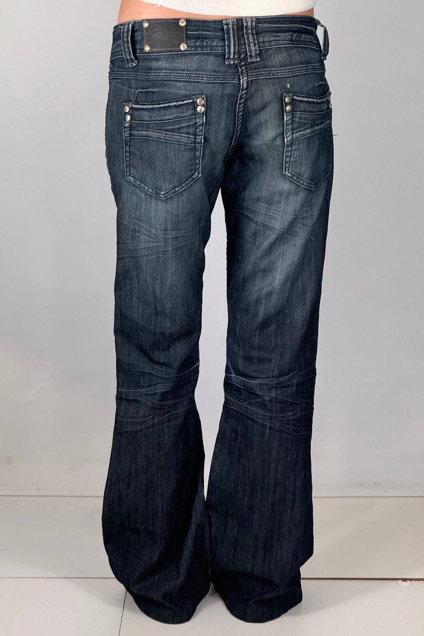 Lavtaljede jeans str: S/M