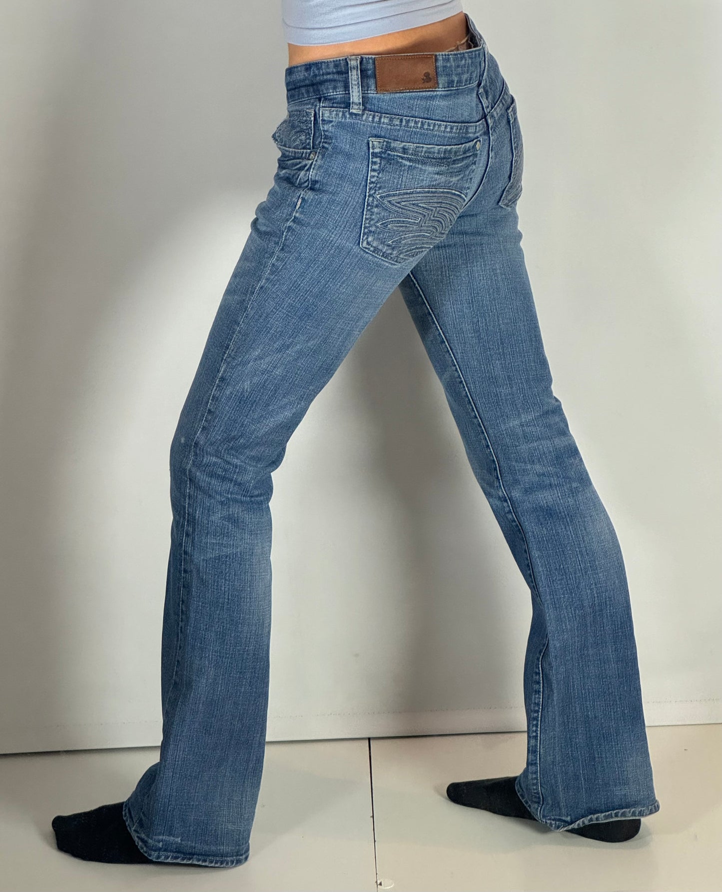 Lågmidjade jeans stl: S