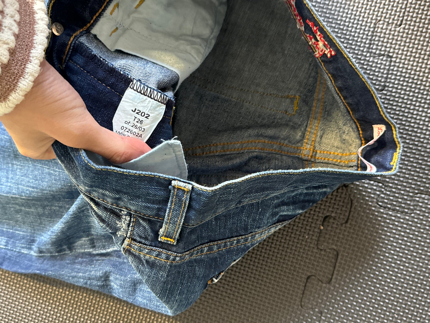 Lågmidjade jeans stl: XS