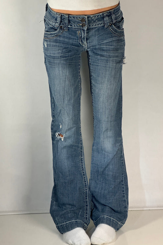 Lågmidjade jeans stl: S