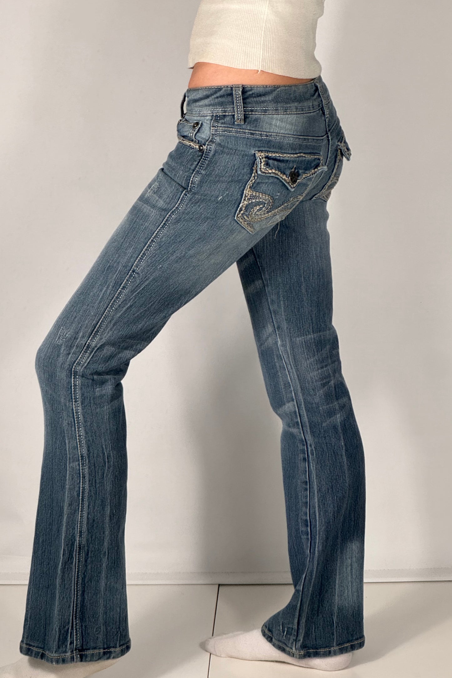 Lågmidjade jeans stl: XXS