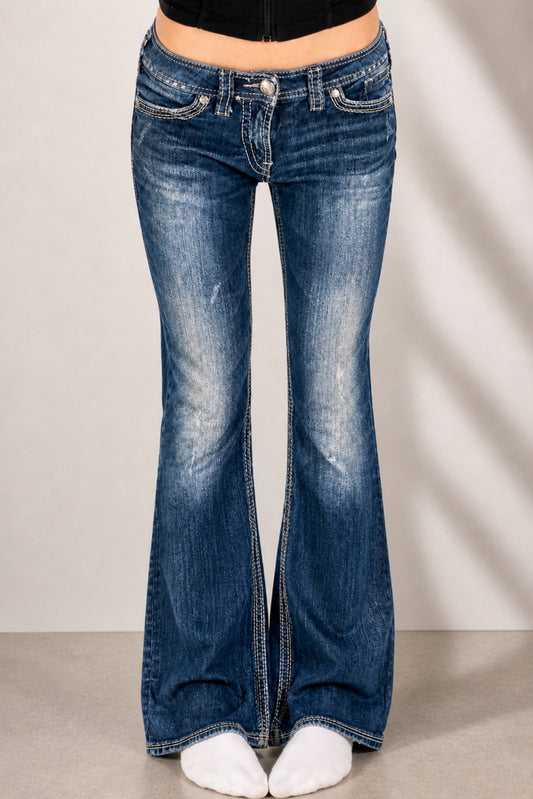 Lågmidjade jeans stl: S