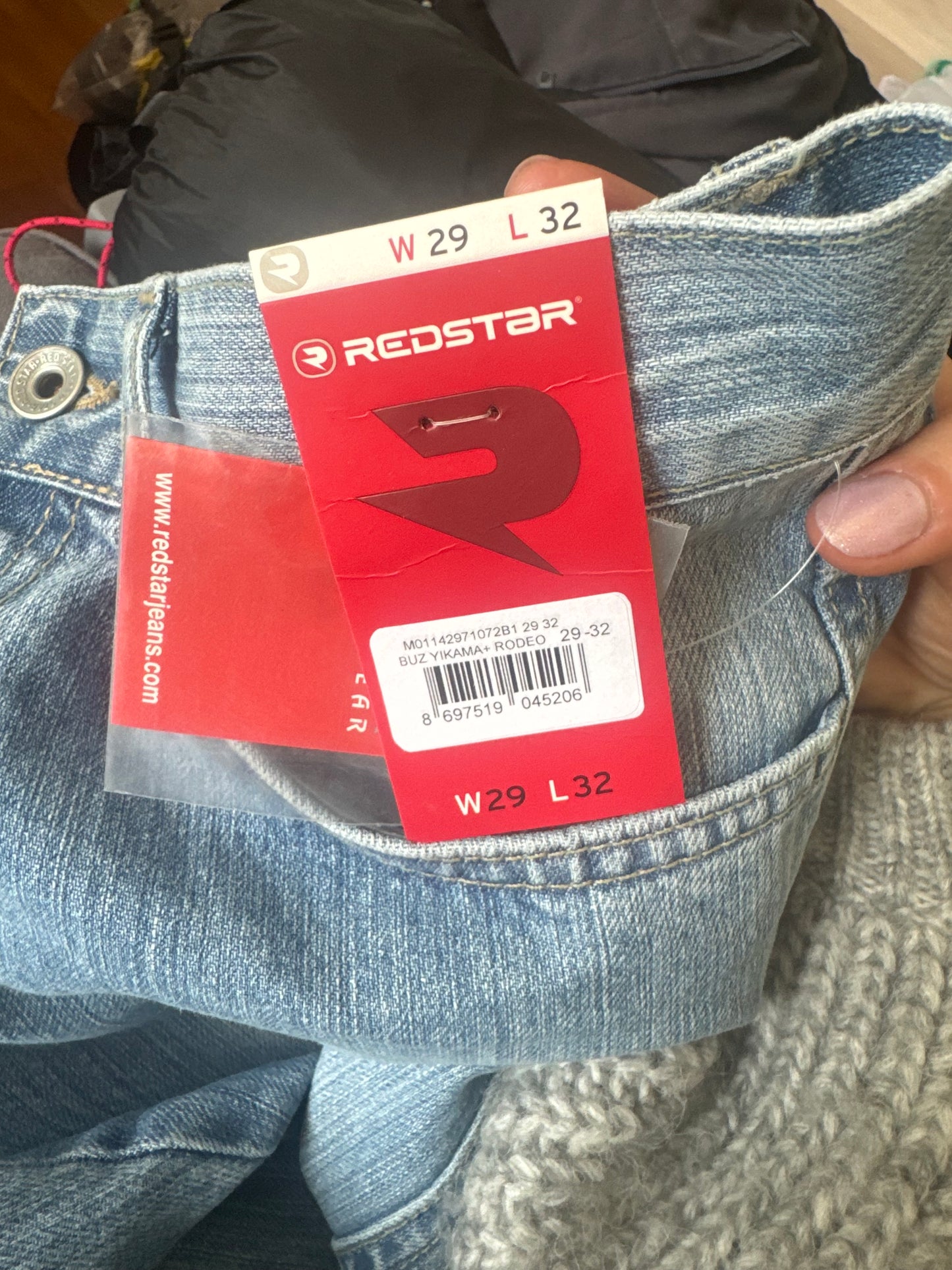 Lågmidjade jeans stl: XS (W29/L32)