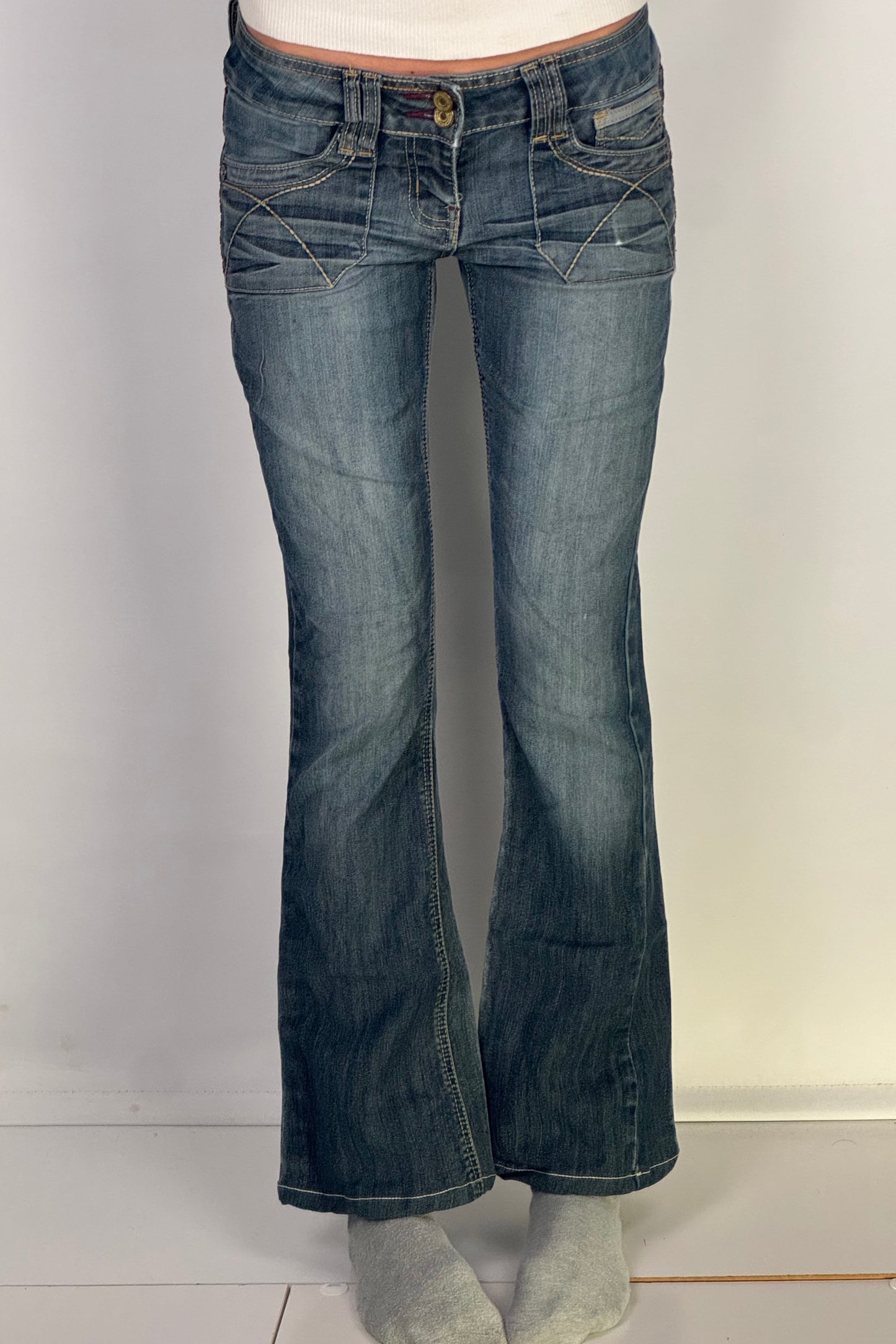 Lavtaljede jeans str: XS