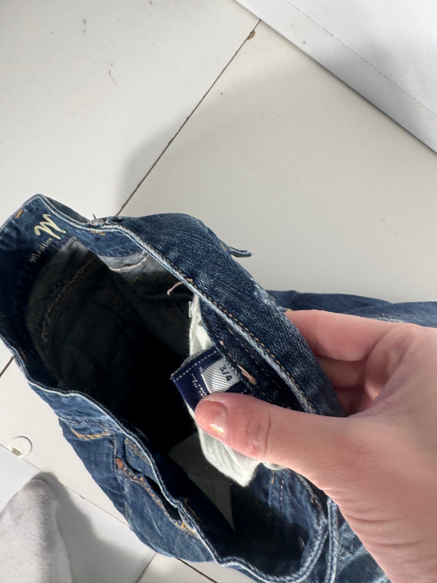 Lågmidjade jeans stl: S