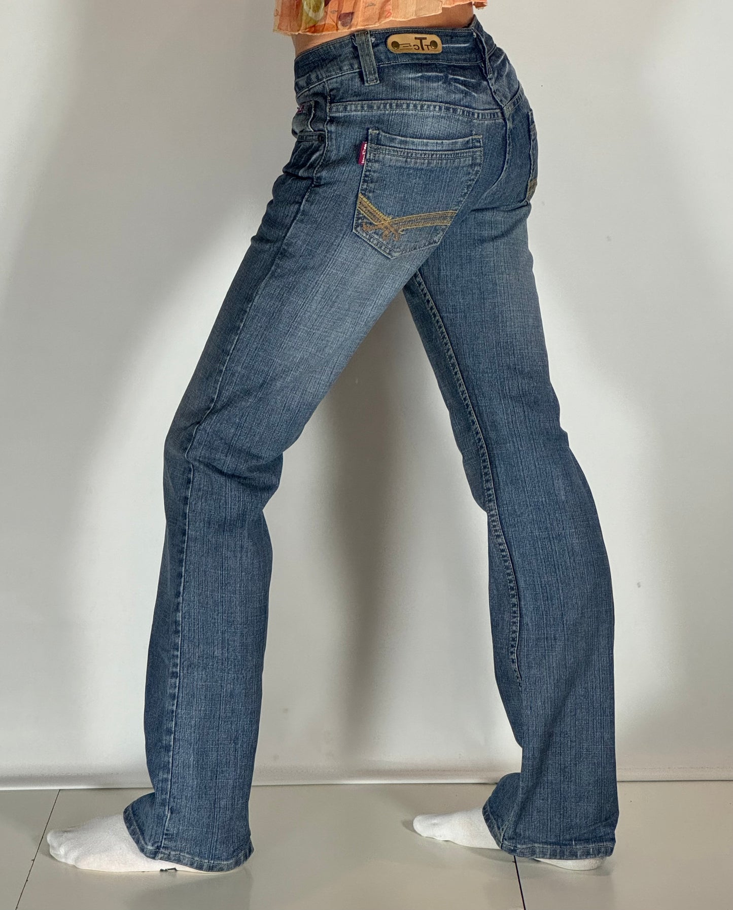 Lågmidjade jeans stl: S
