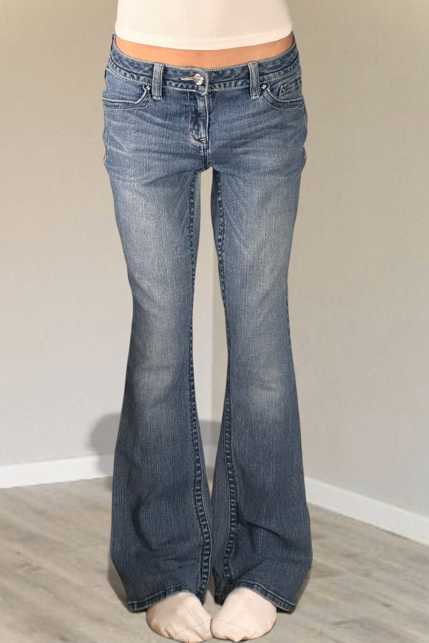 Lågmidjade jeans stl: M