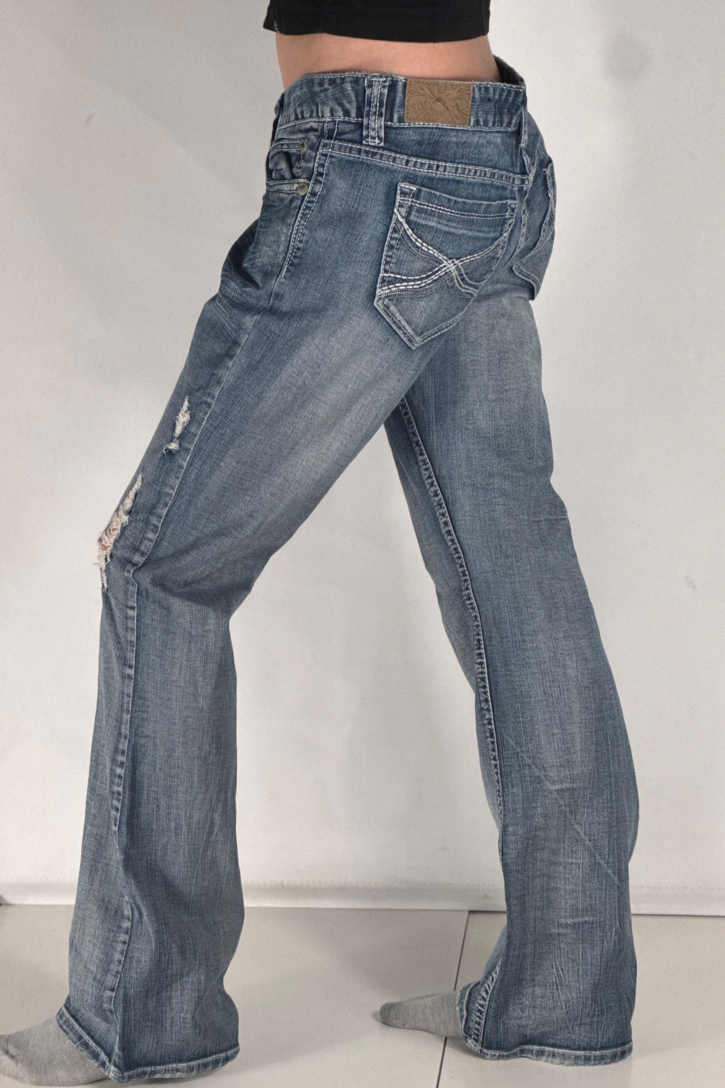Lågmidjade jeans stl: M