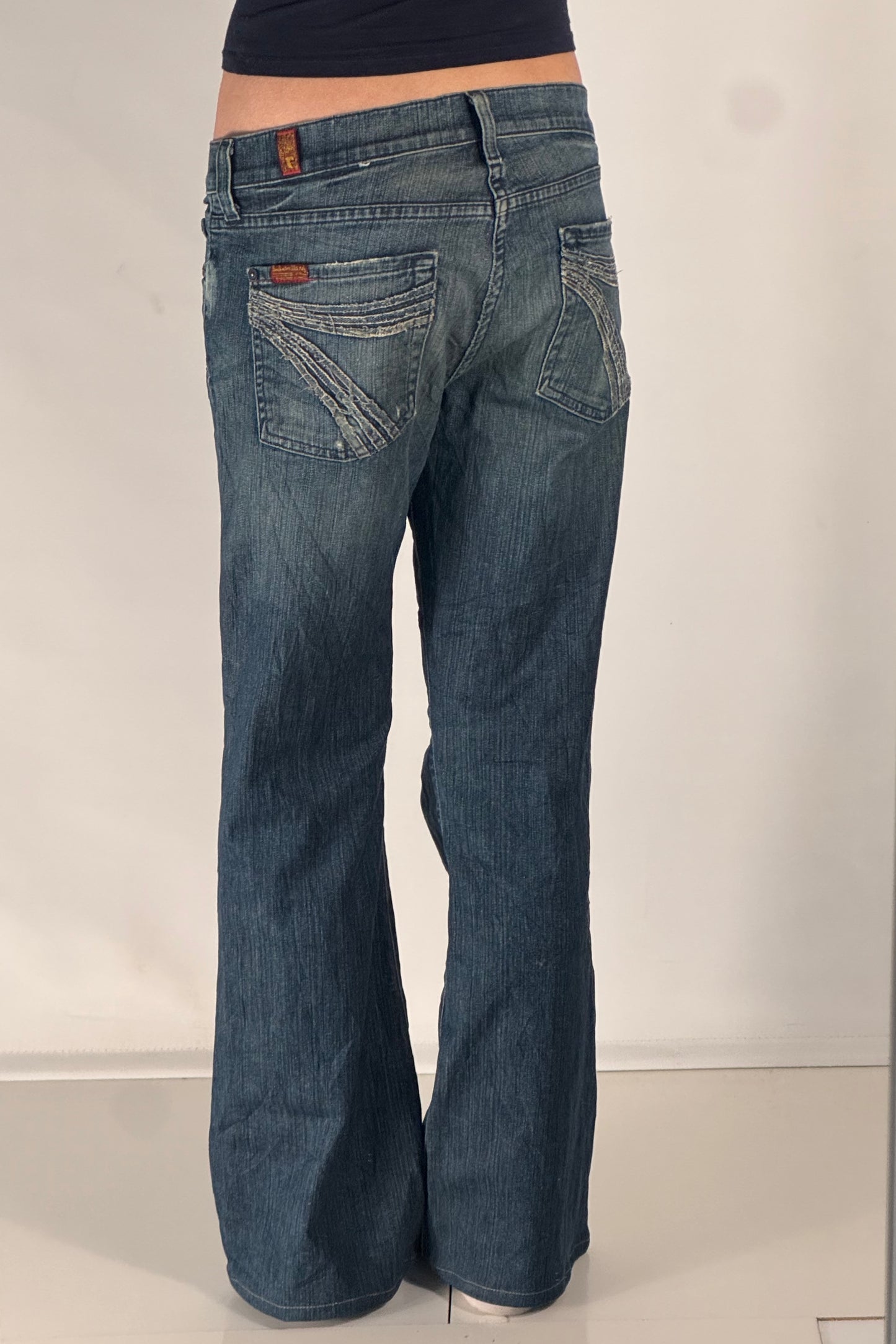 Lågmidjade jeans stl: S/M