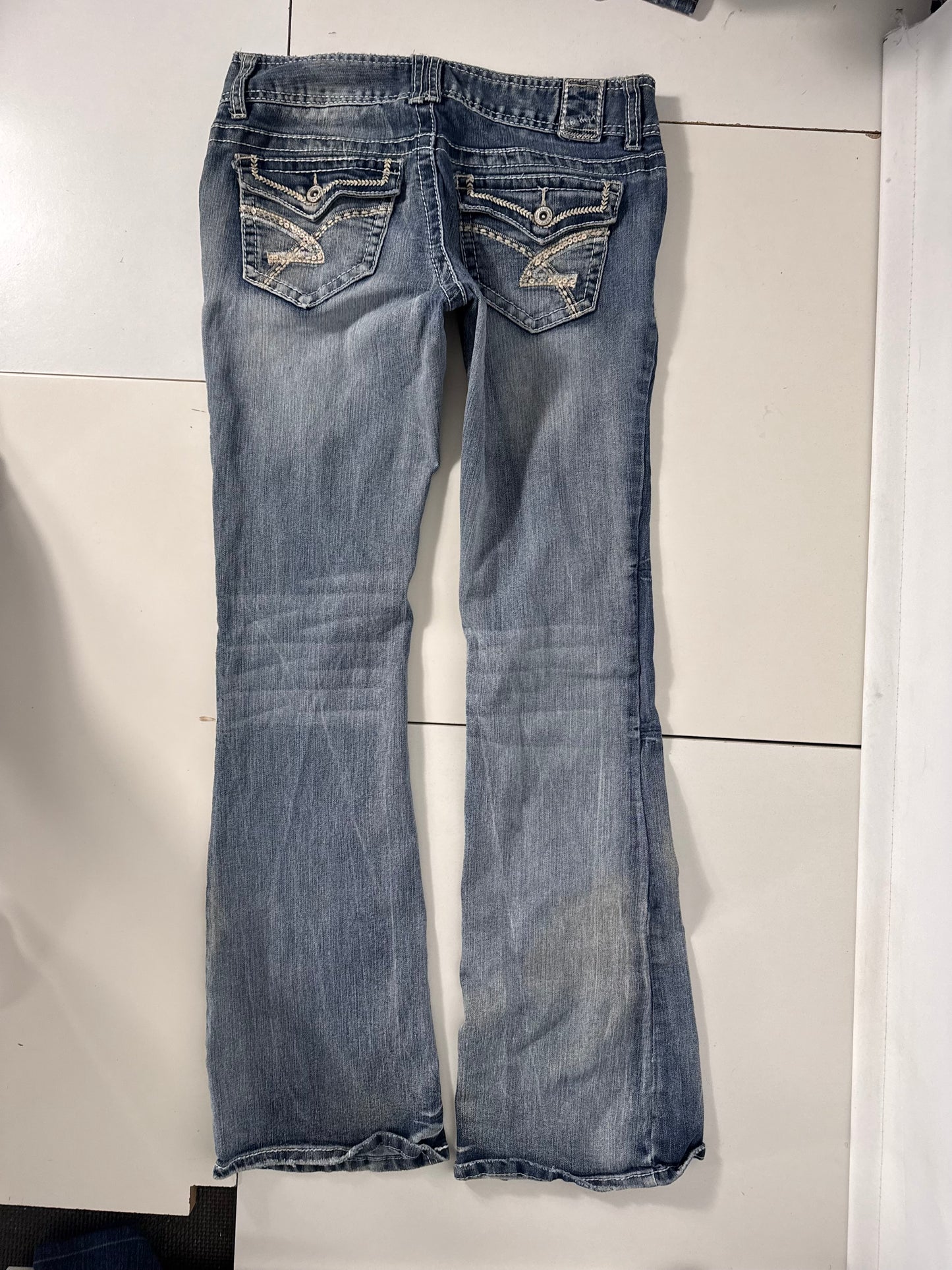 Lågmidjade jeans stl: S
