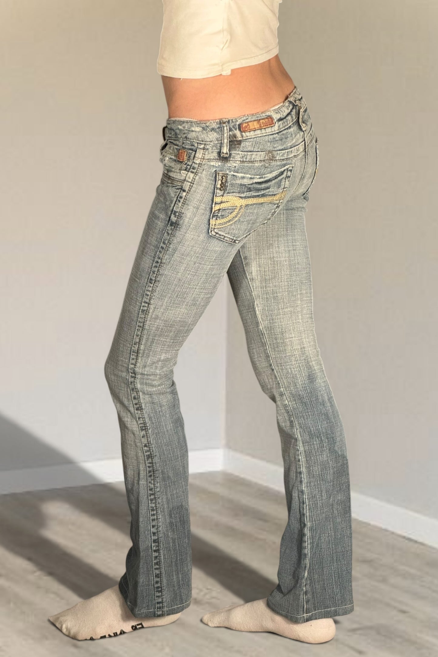 Lågmidjade jeans stl: XS