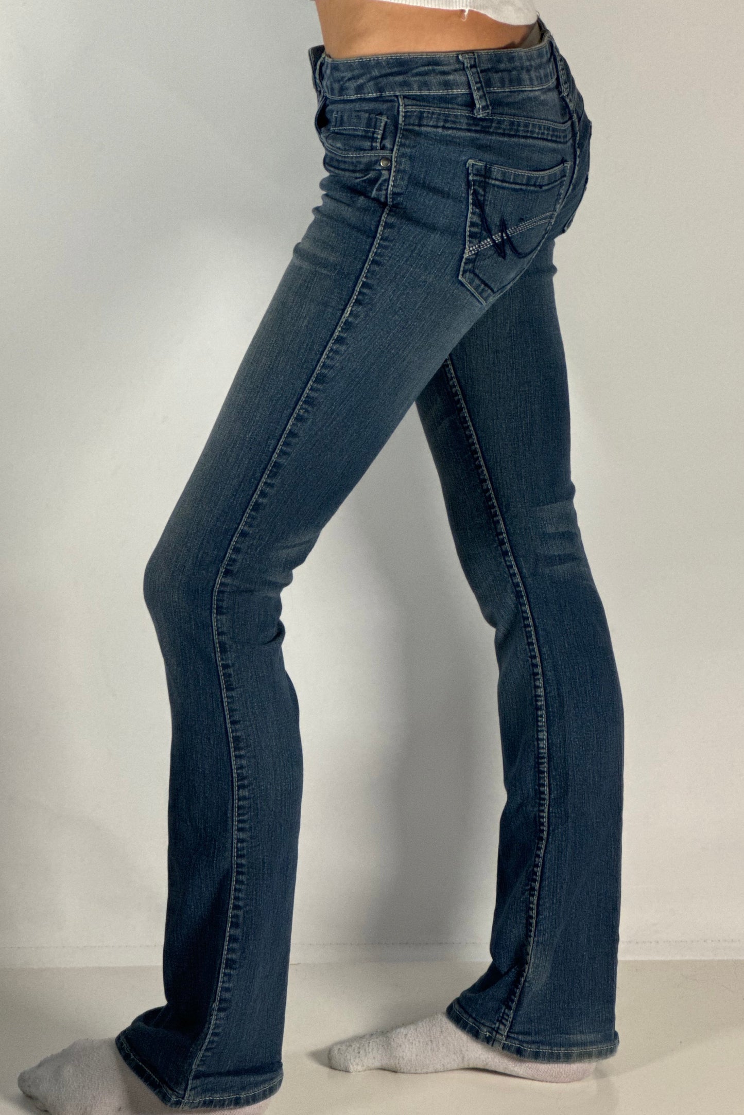Lågmidjade jeans stl: XS