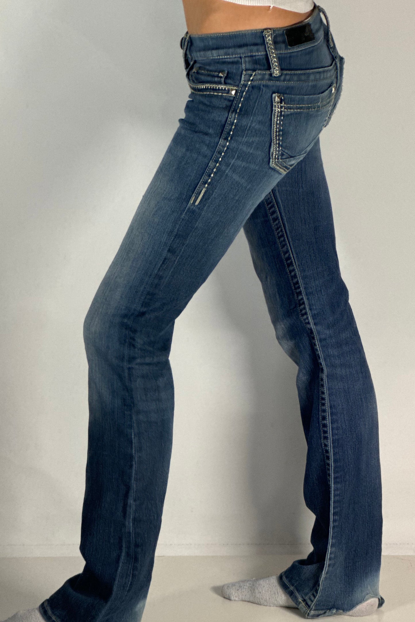 Lågmidjade jeans stl: XS