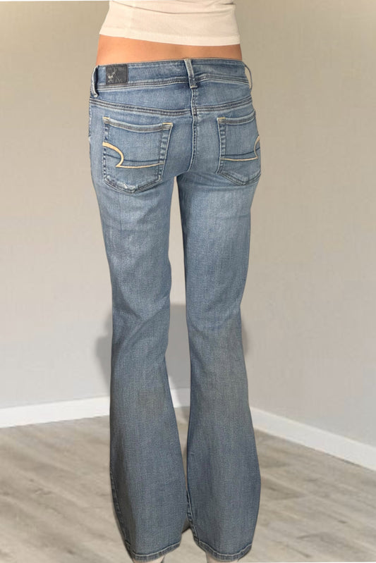 Lågmidjade jeans stl: S