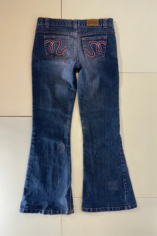 Lågmidjade jeans–stl: XXXS
