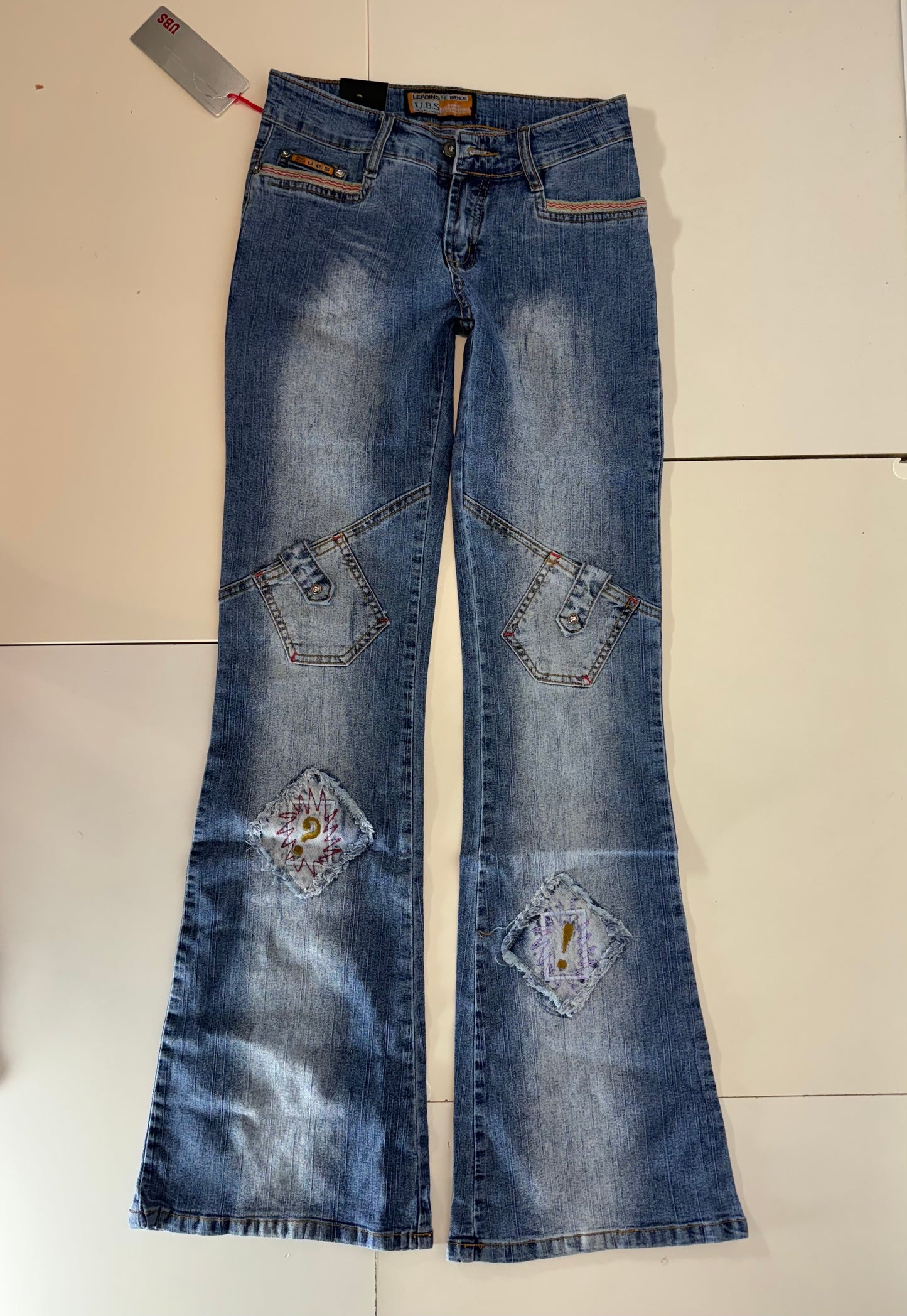 Lågmidjade jeans-stl: XXS