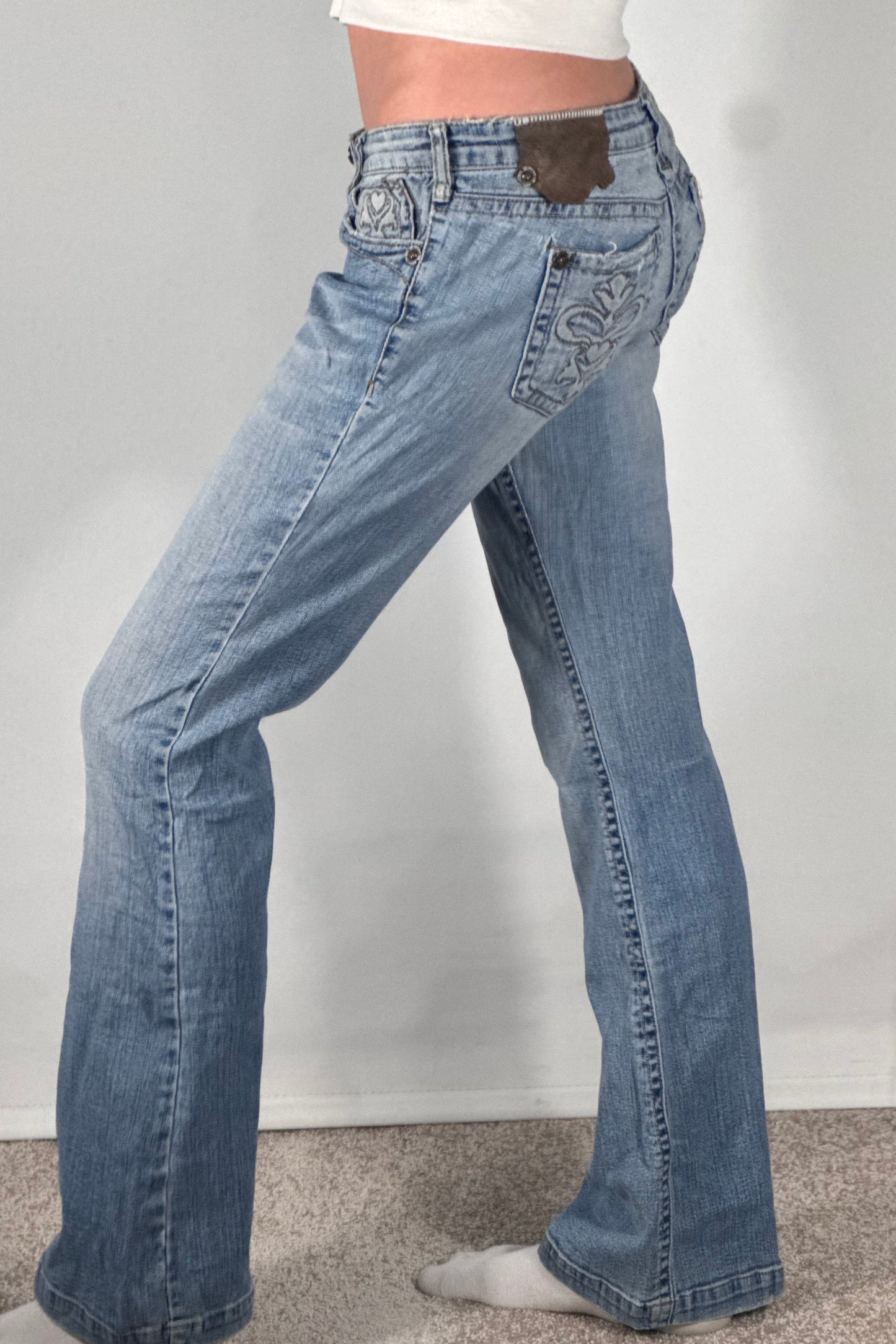 Lågmidjade jeans stl: XS