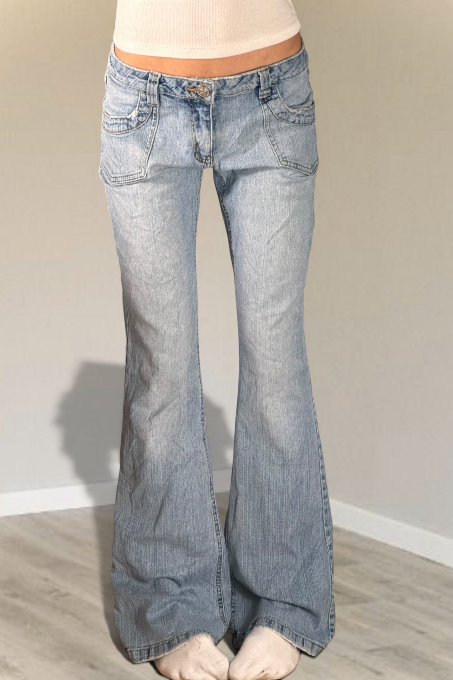 Lågmidjade jeans stl: S/M