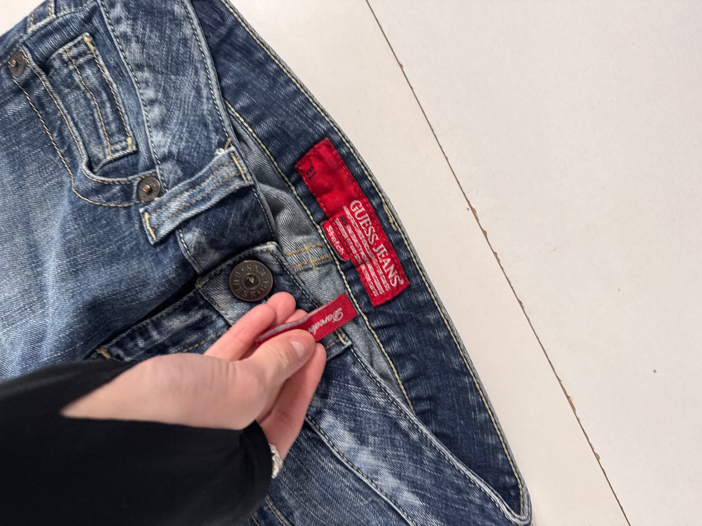 Lågmidjade jeans stl: XS