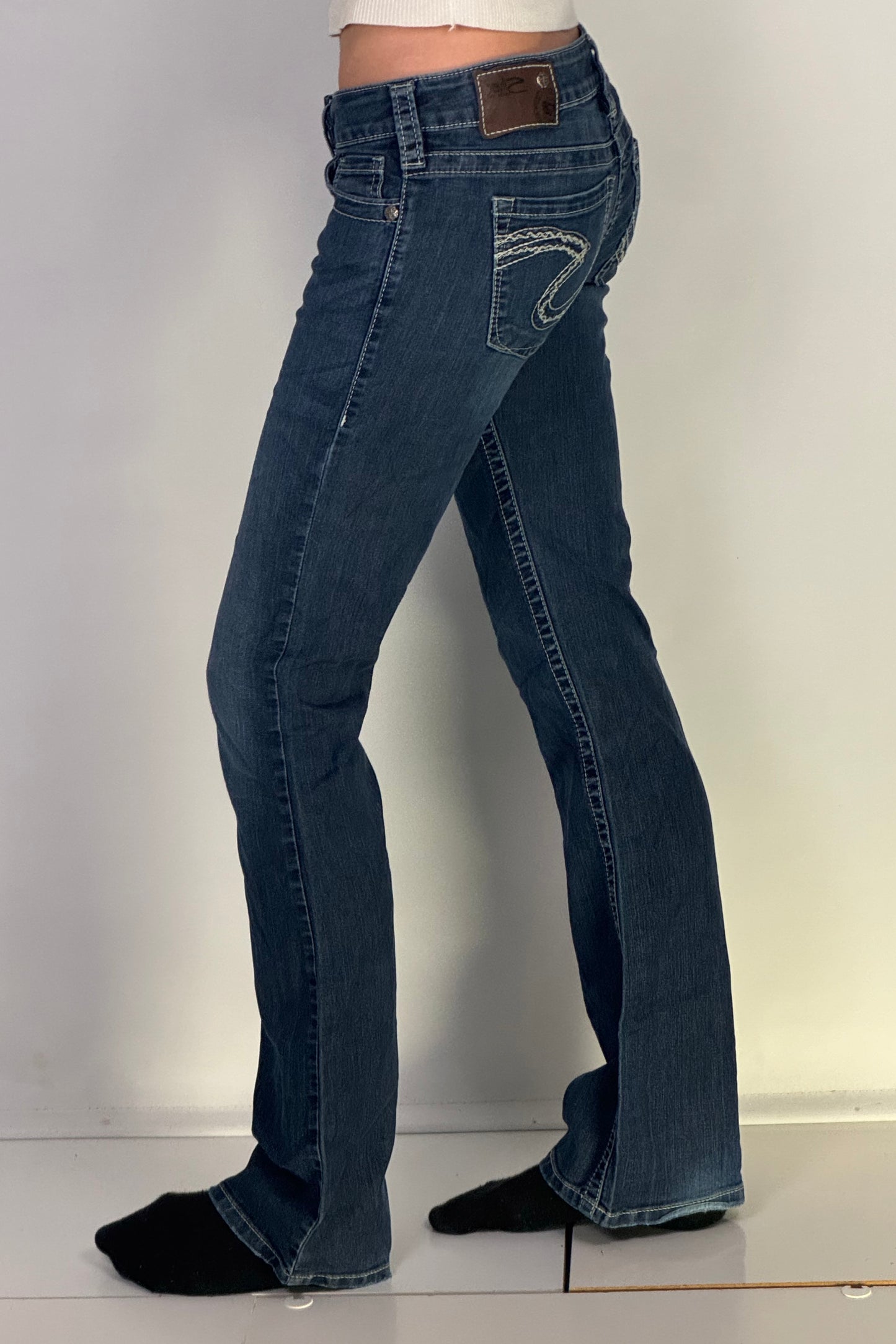 Lågmidjade jeans stl: XS