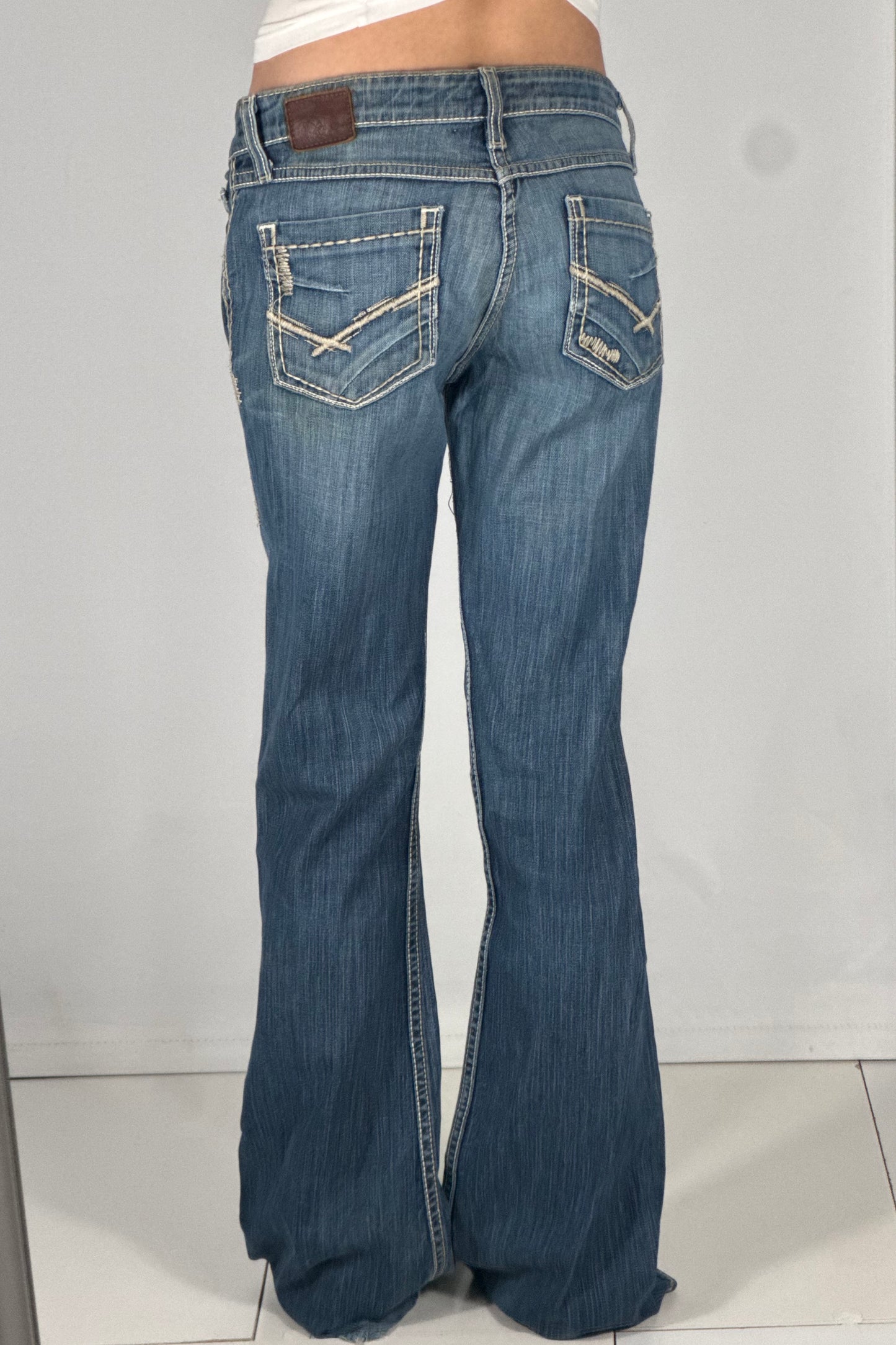 Lågmidjade jeans stl: S/M