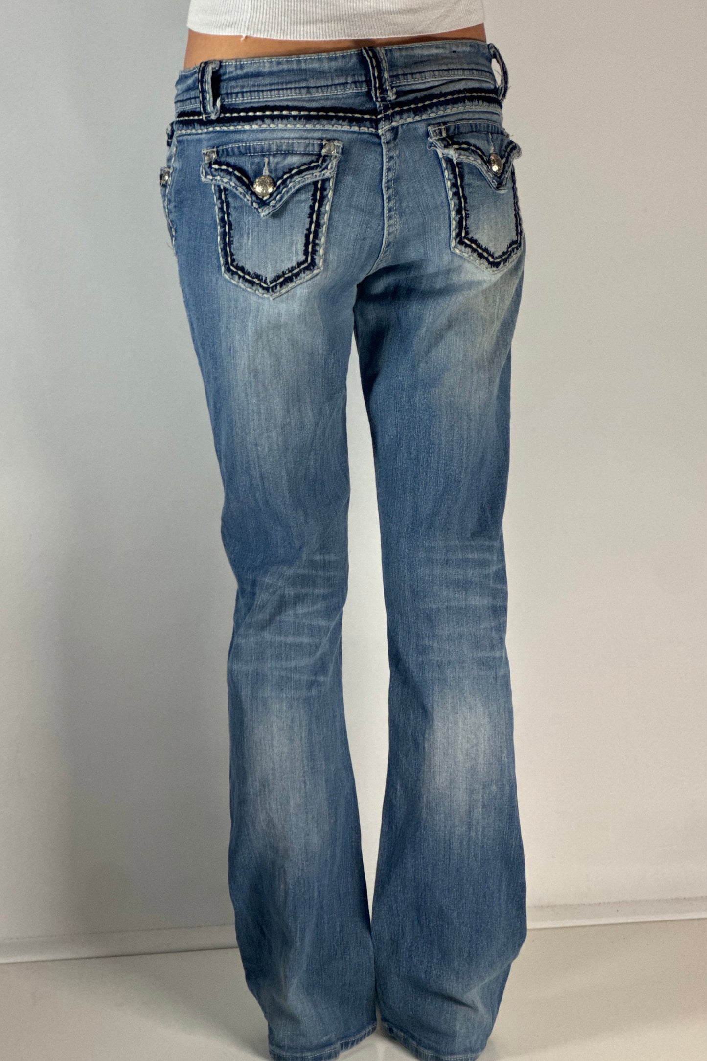 Lågmidjade jeans stl: S