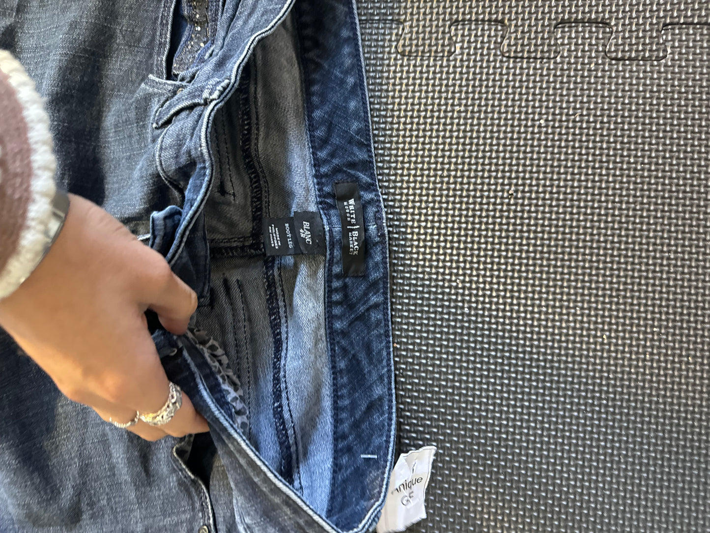 Lågmidjade jeans stl: S