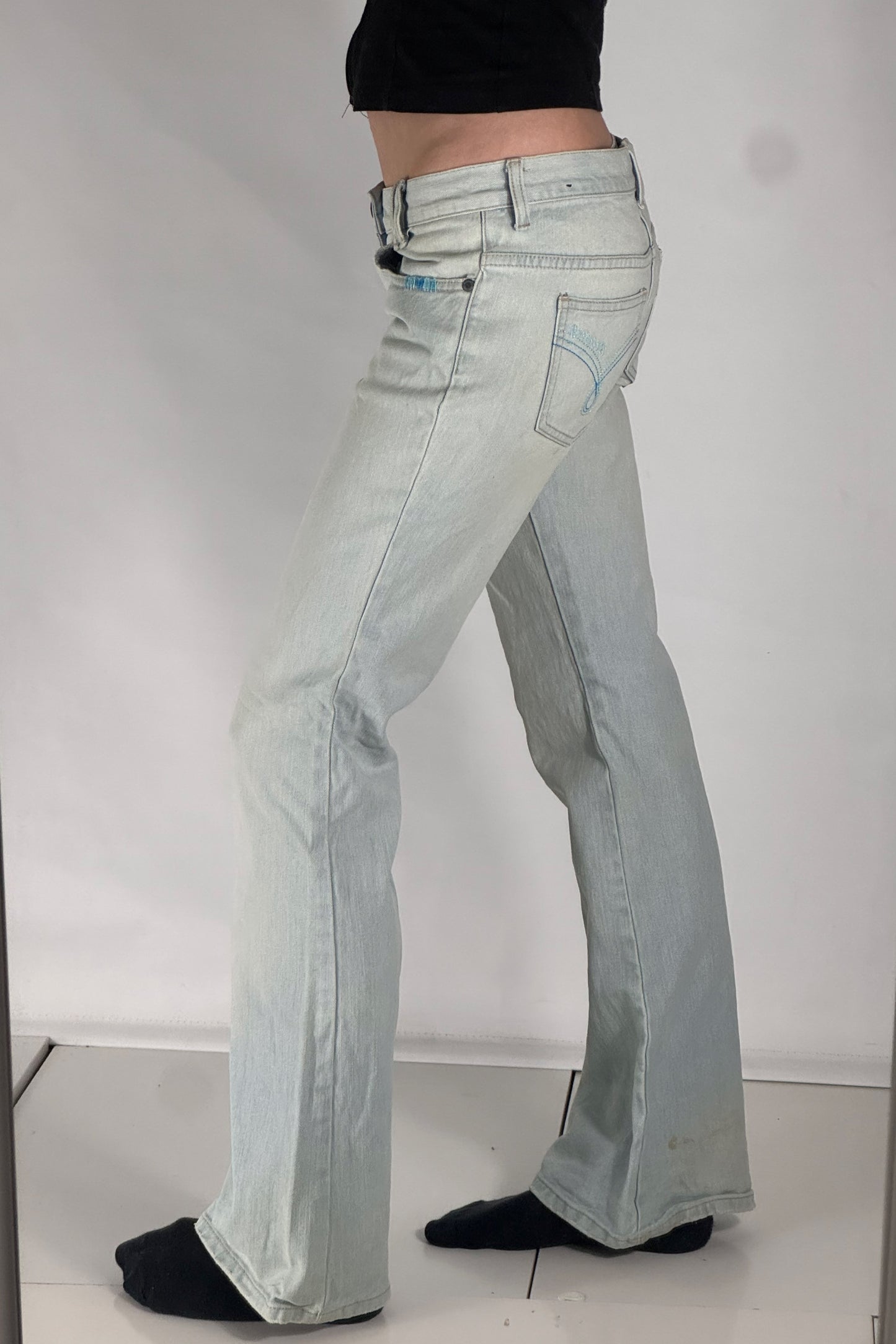 Lågmidjade jeans stl: XS