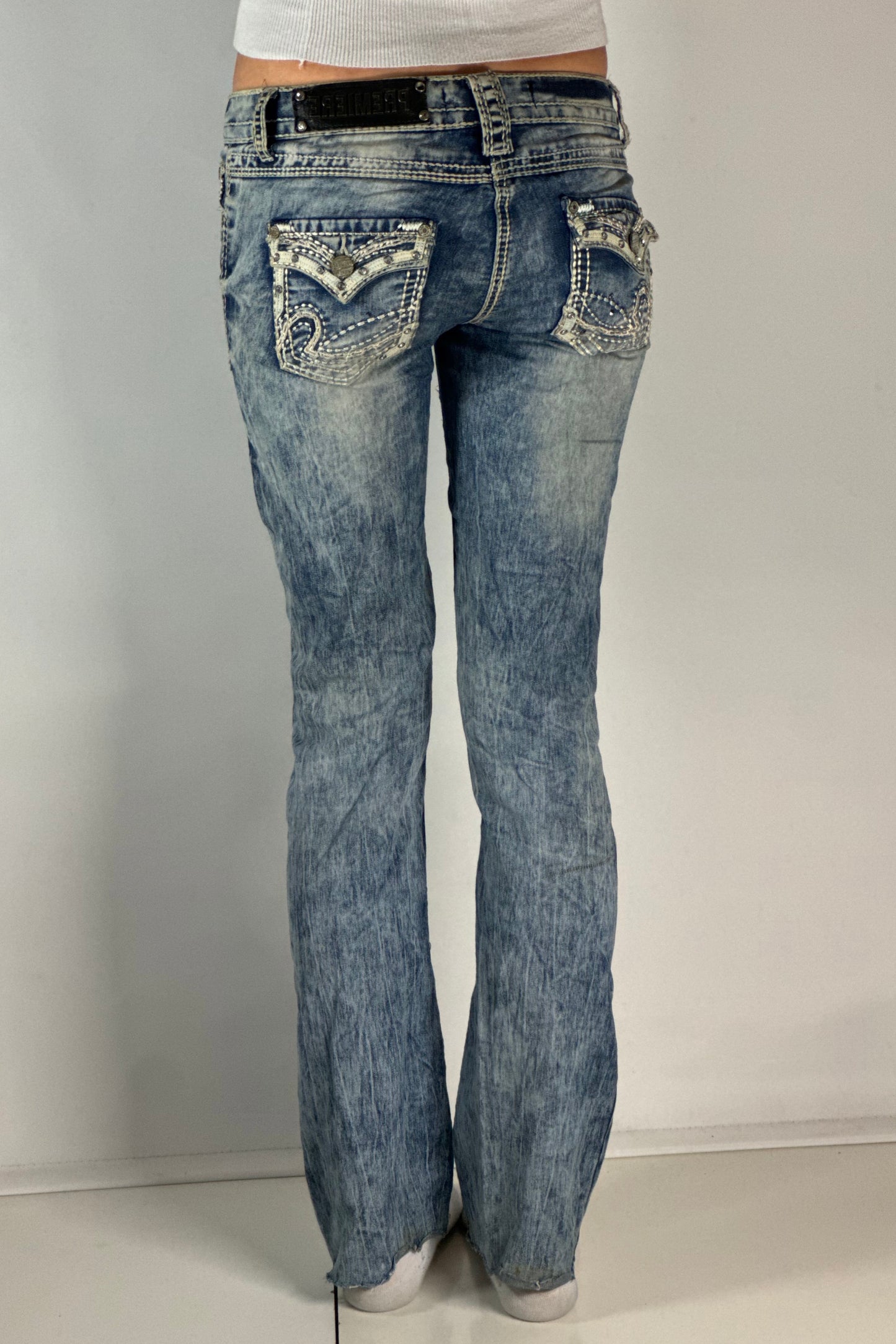 Lågmidjade jeans stl: XS