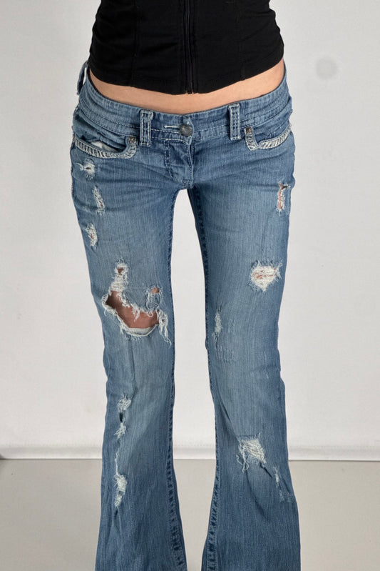 Lågmidjade jeans stl: S