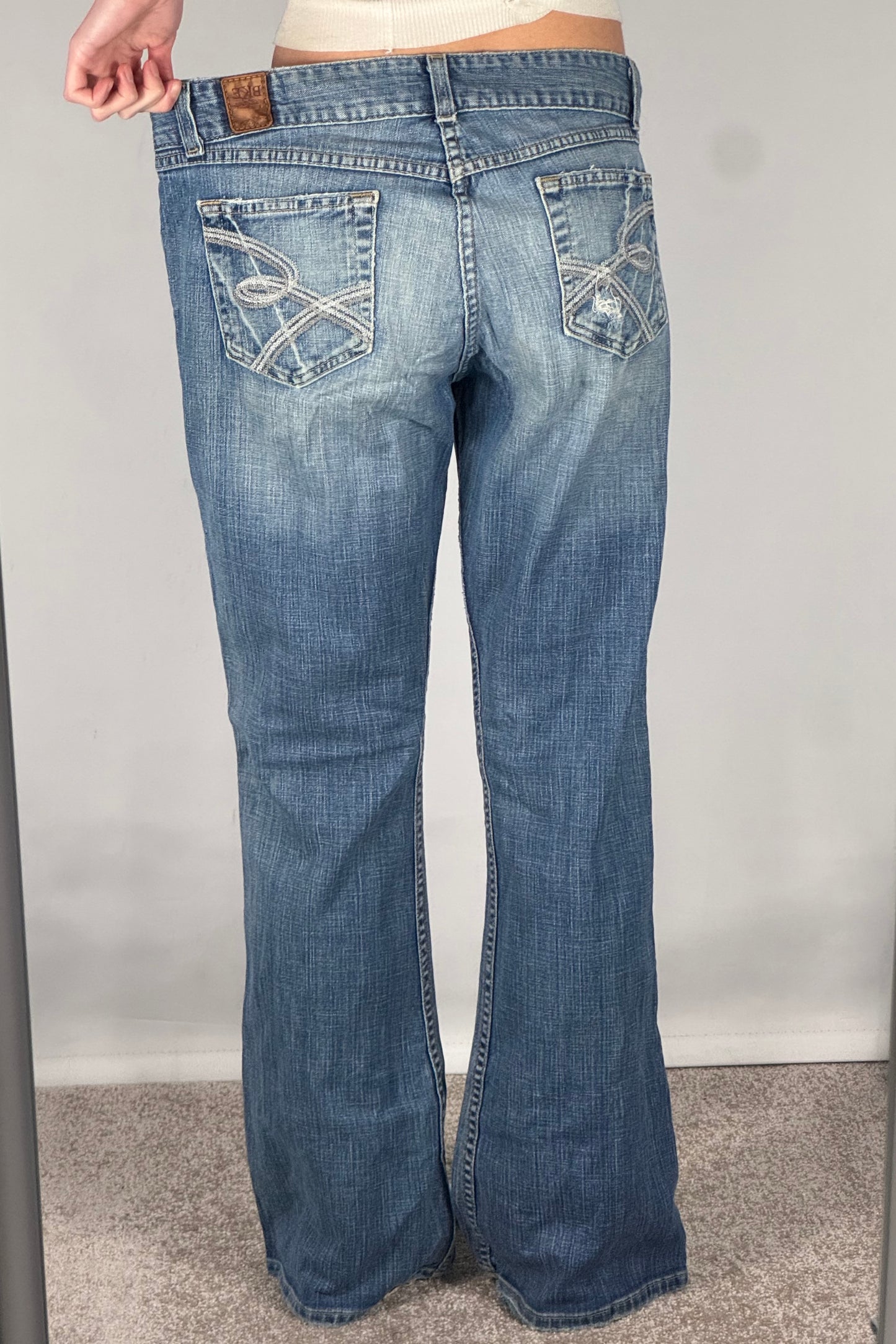 Lågmidjade jeans stl: M