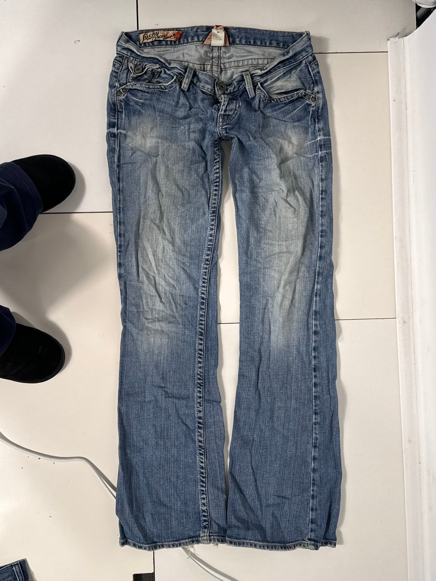 Lavtaljede jeans str: M