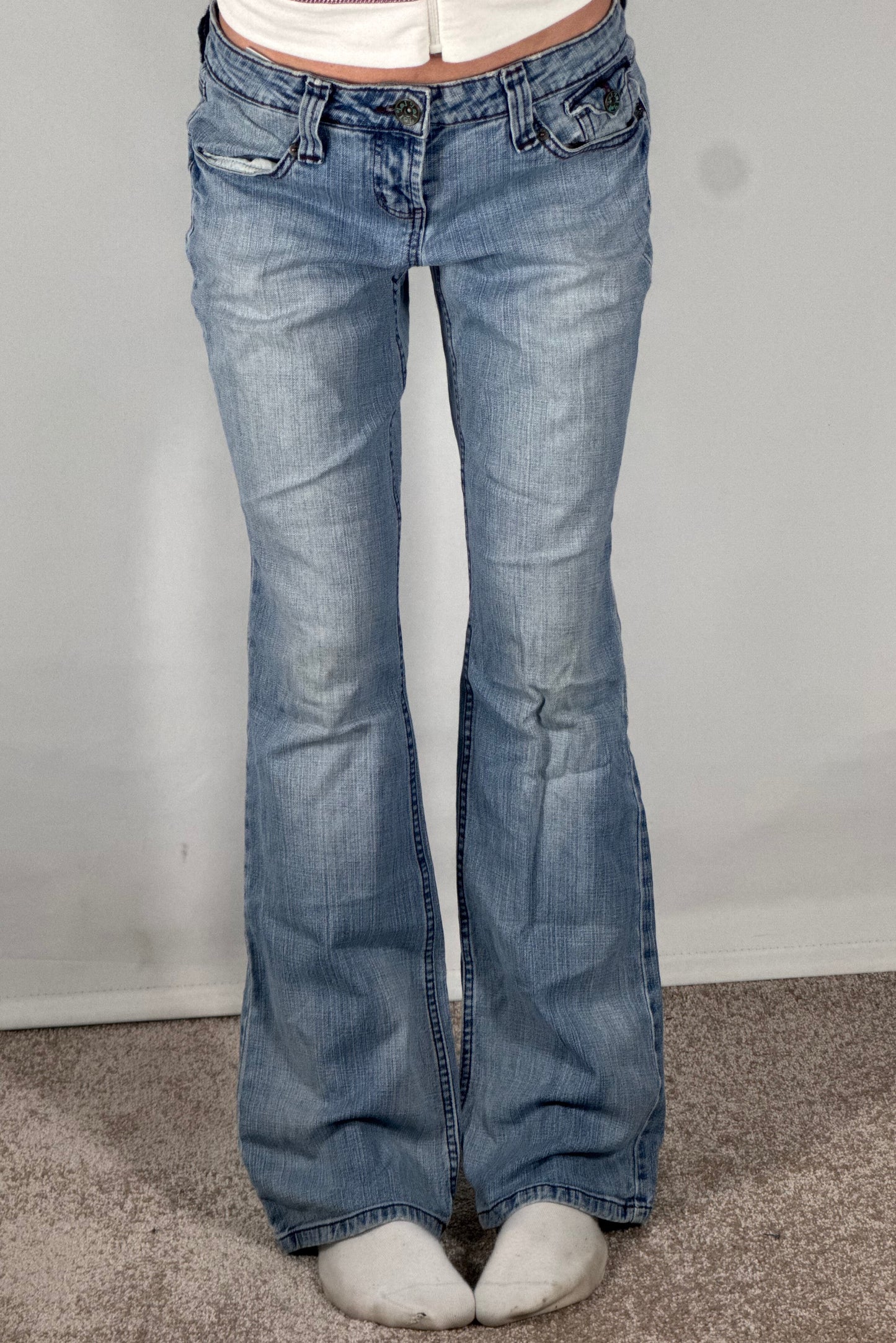 Lågmidjade jeans stl: M