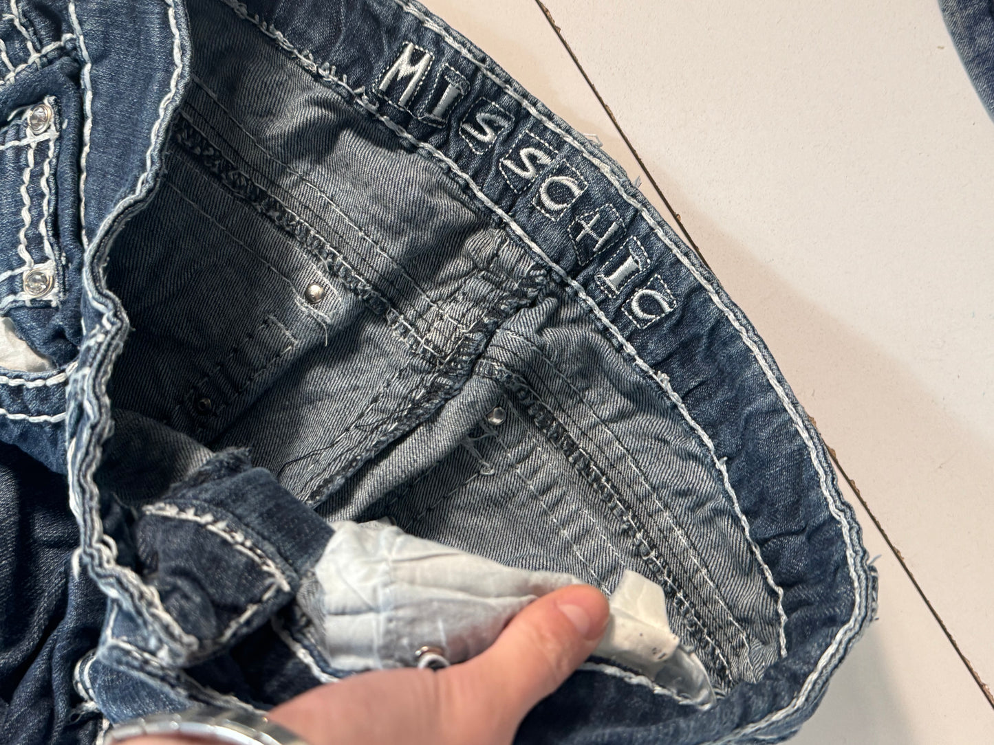 Lavt liv jeans str: S/M