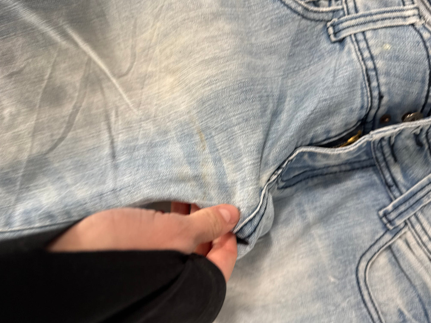 Lågmidjade jeans stl: S