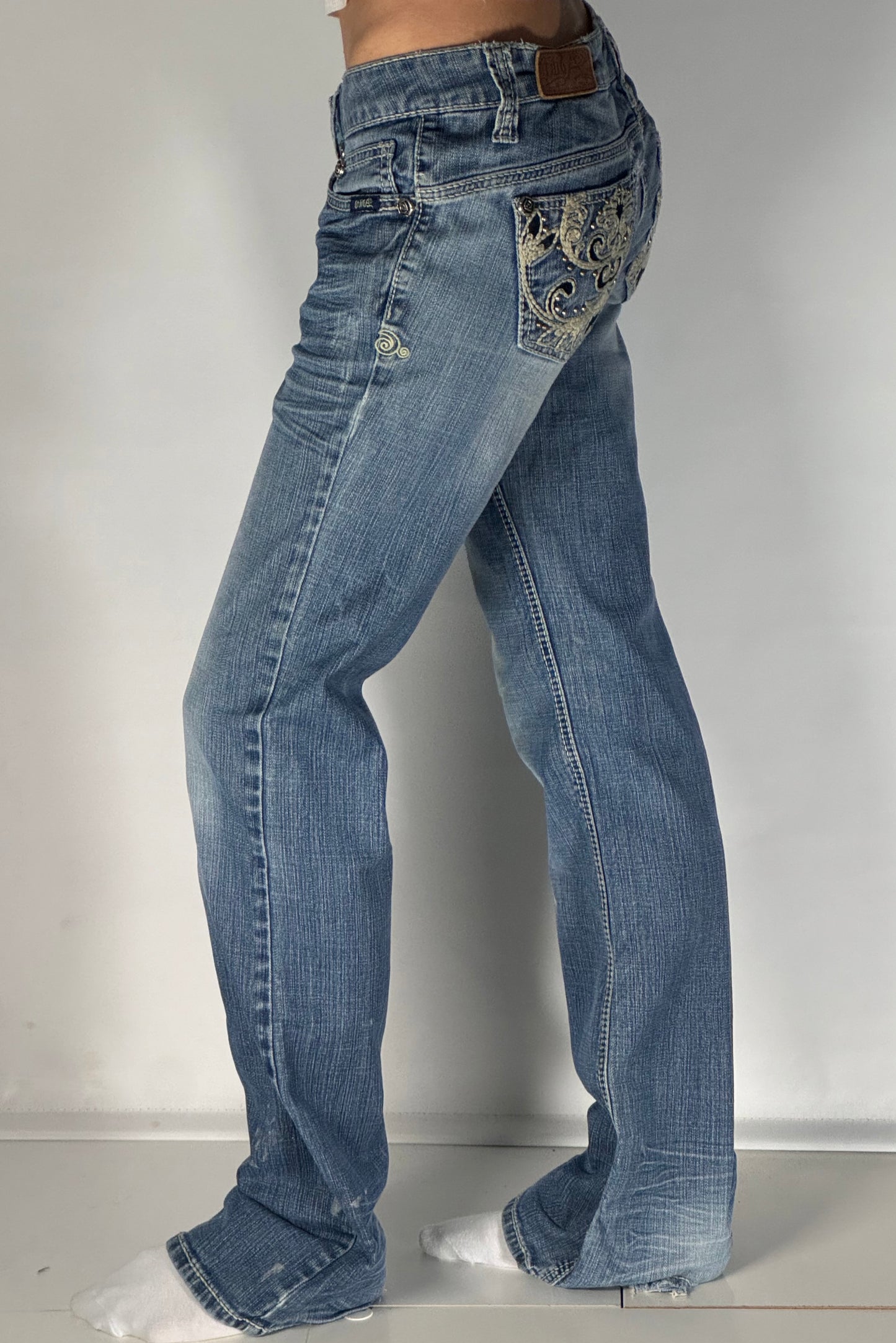 Lågmidjade jeans stl: