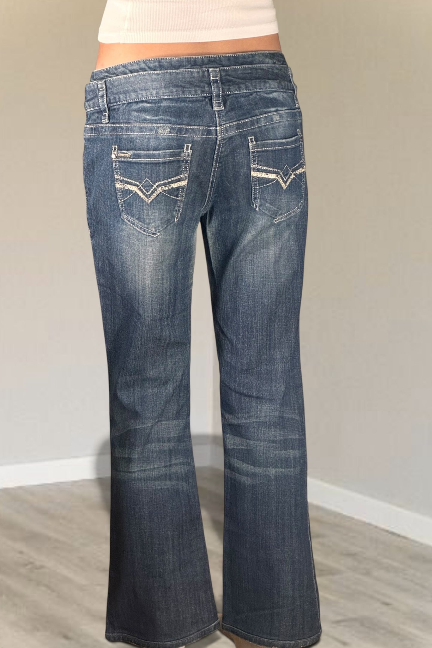 Lågmidjade jeans stl: S