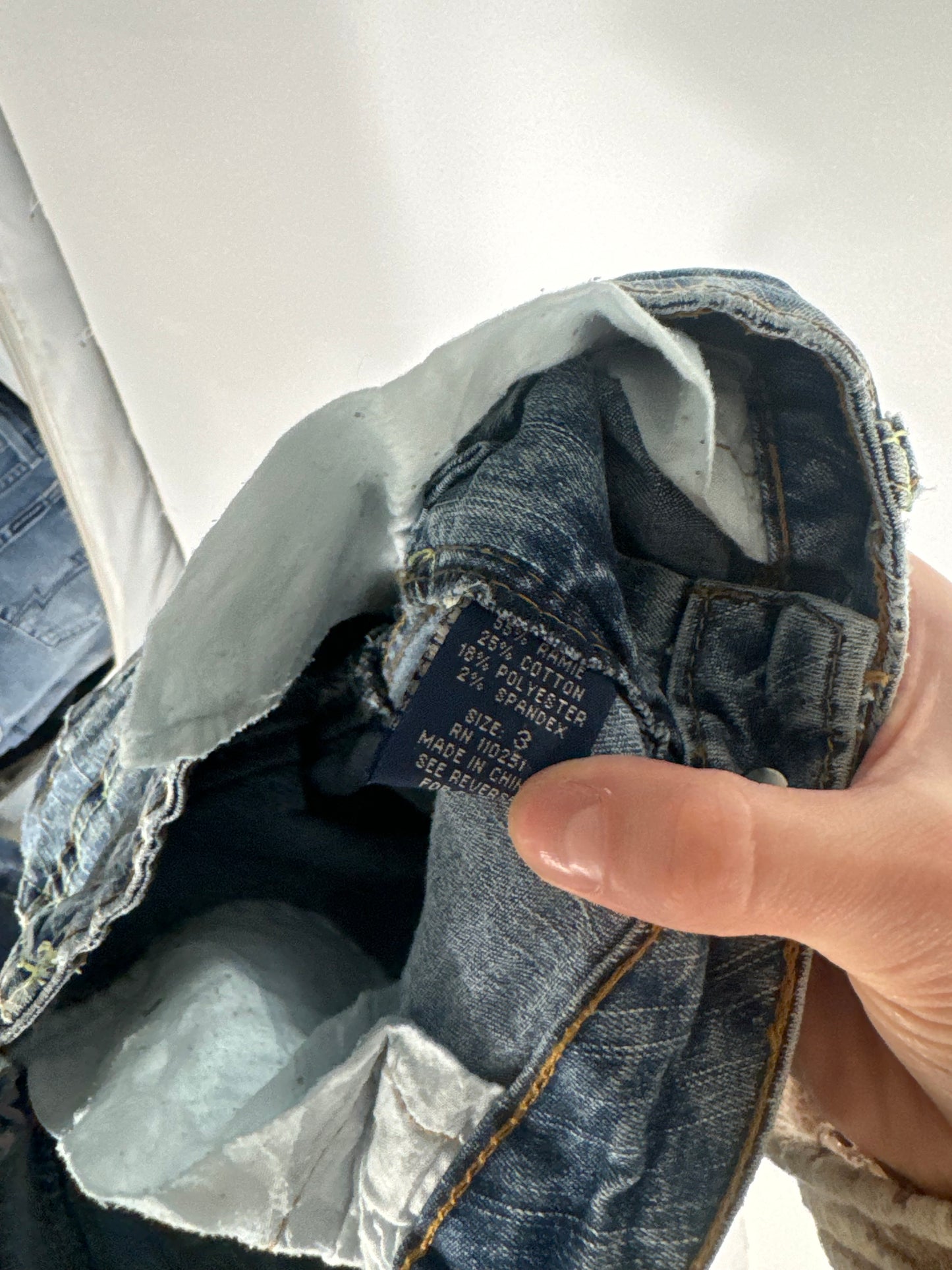 Lavlivede jeans str: XXS