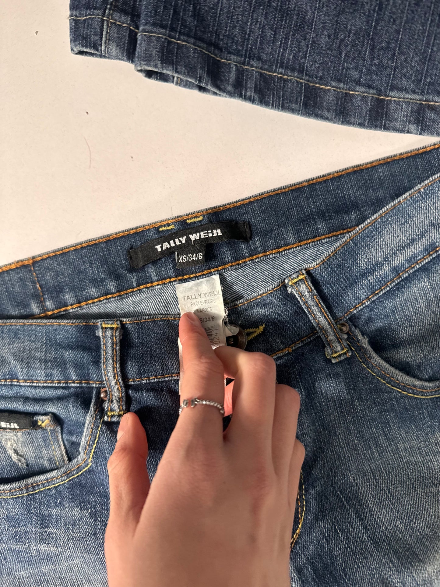 Lavlivede jeans str: XS