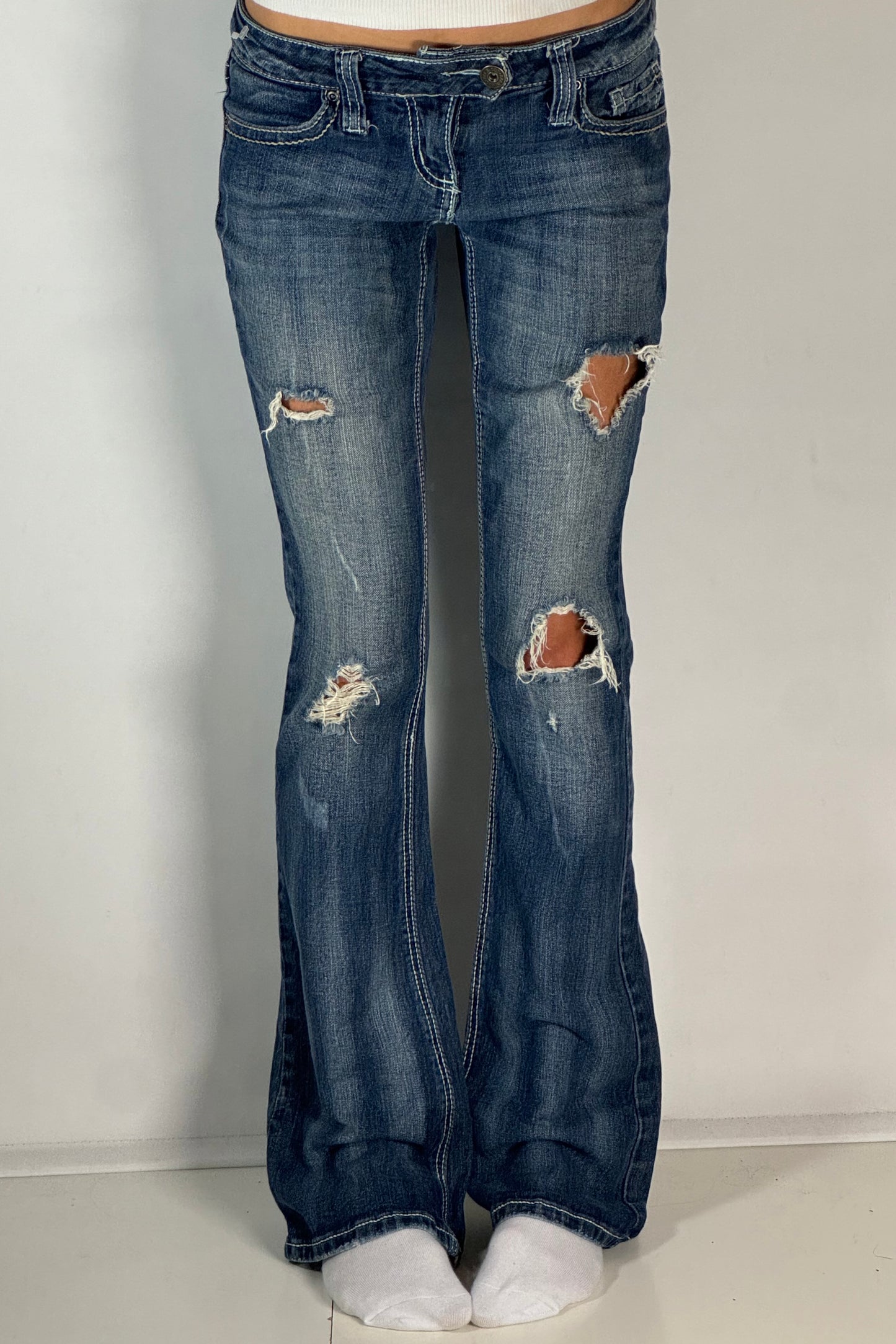 Lågmidjade jeans stl: S