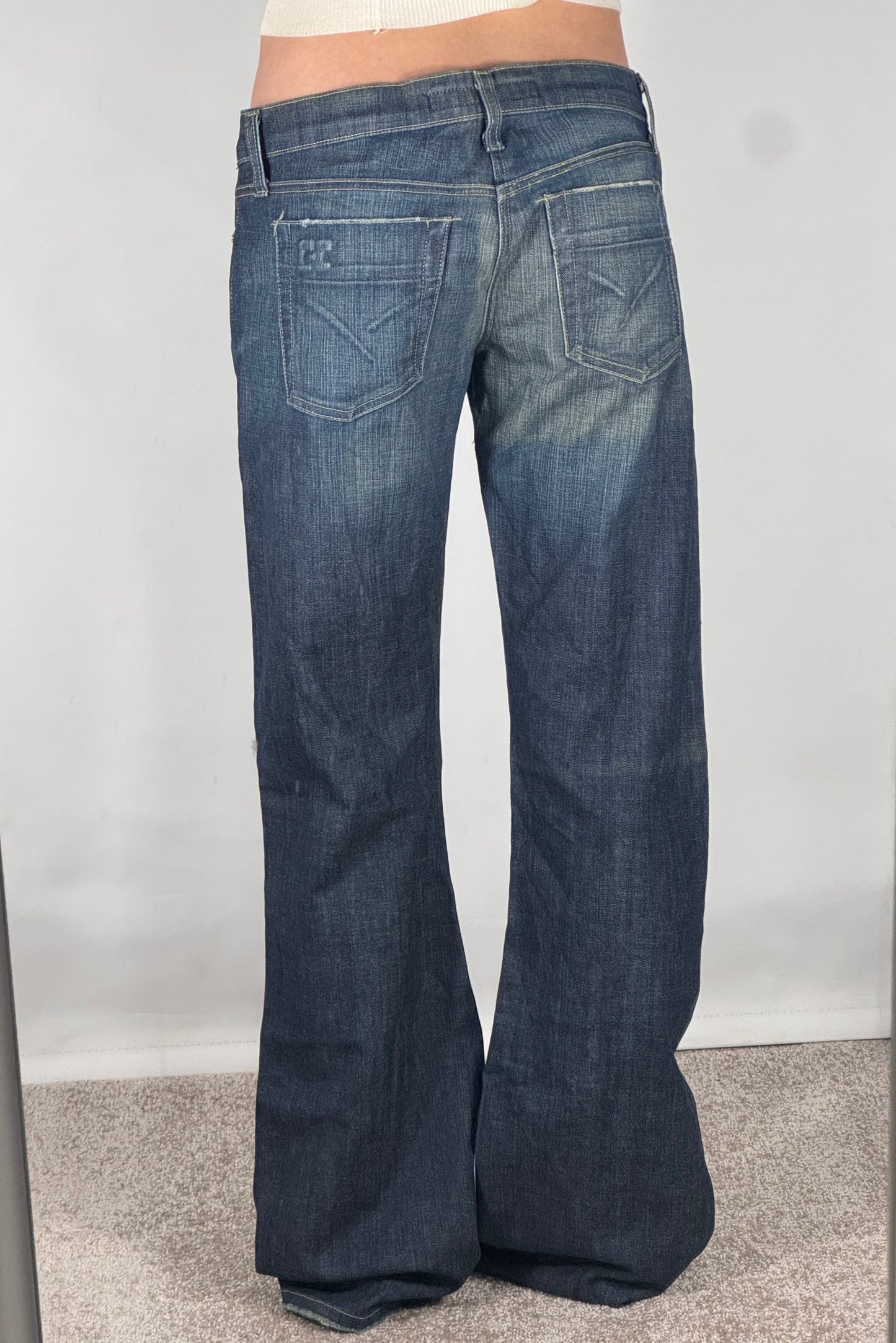 Lågmidjade jeans stl: M