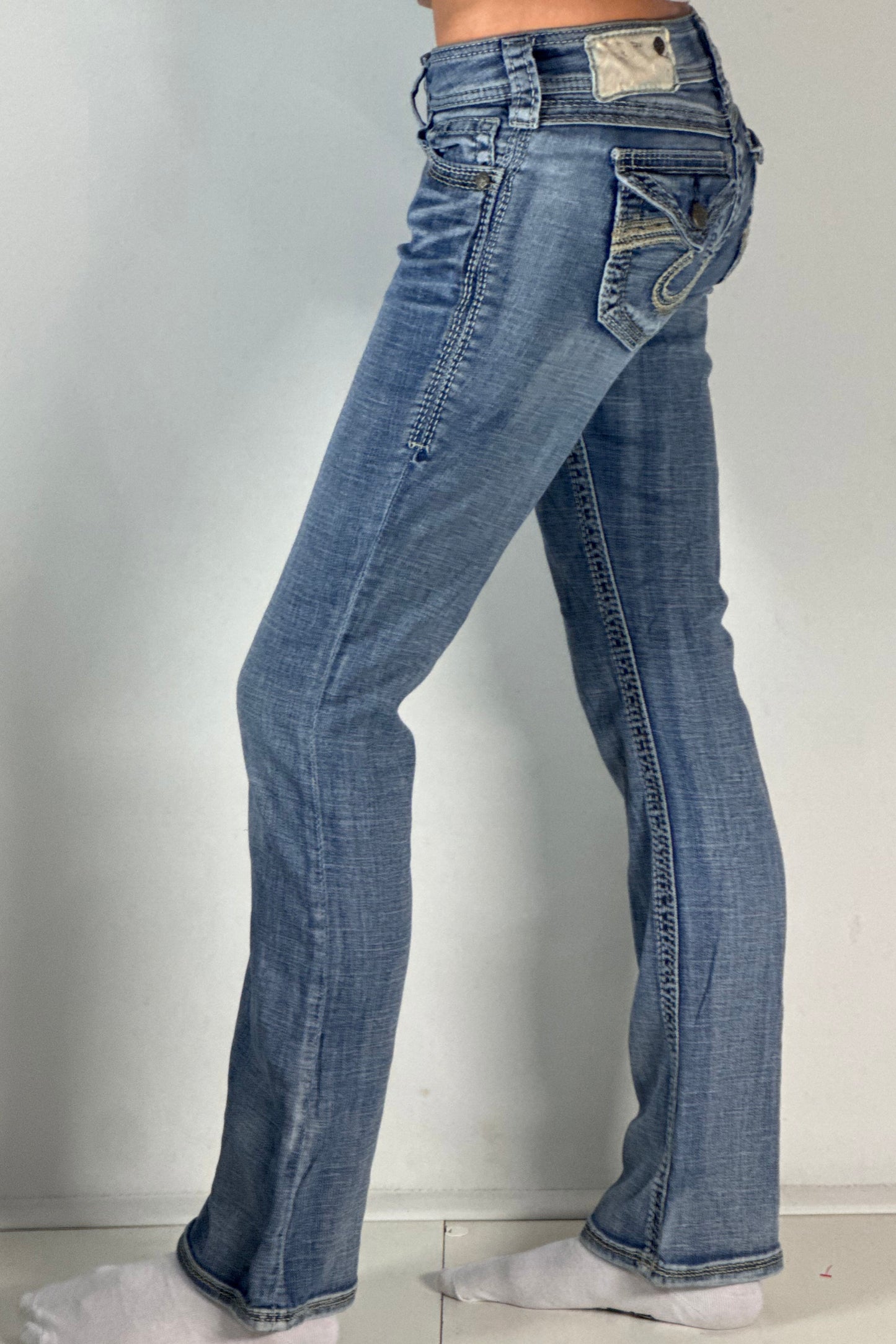Lågmidjade jeans stl: XS