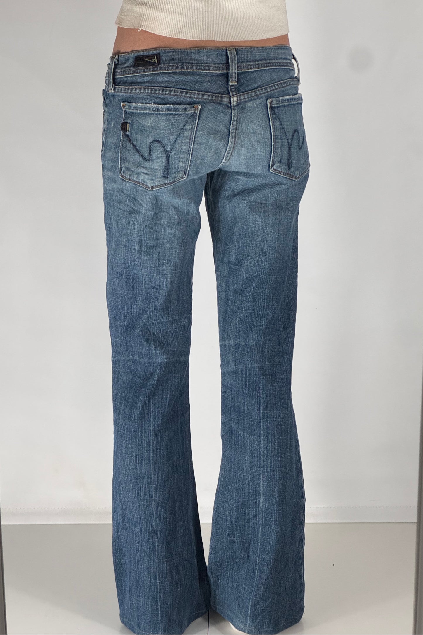 Lavtaljede jeans str: S