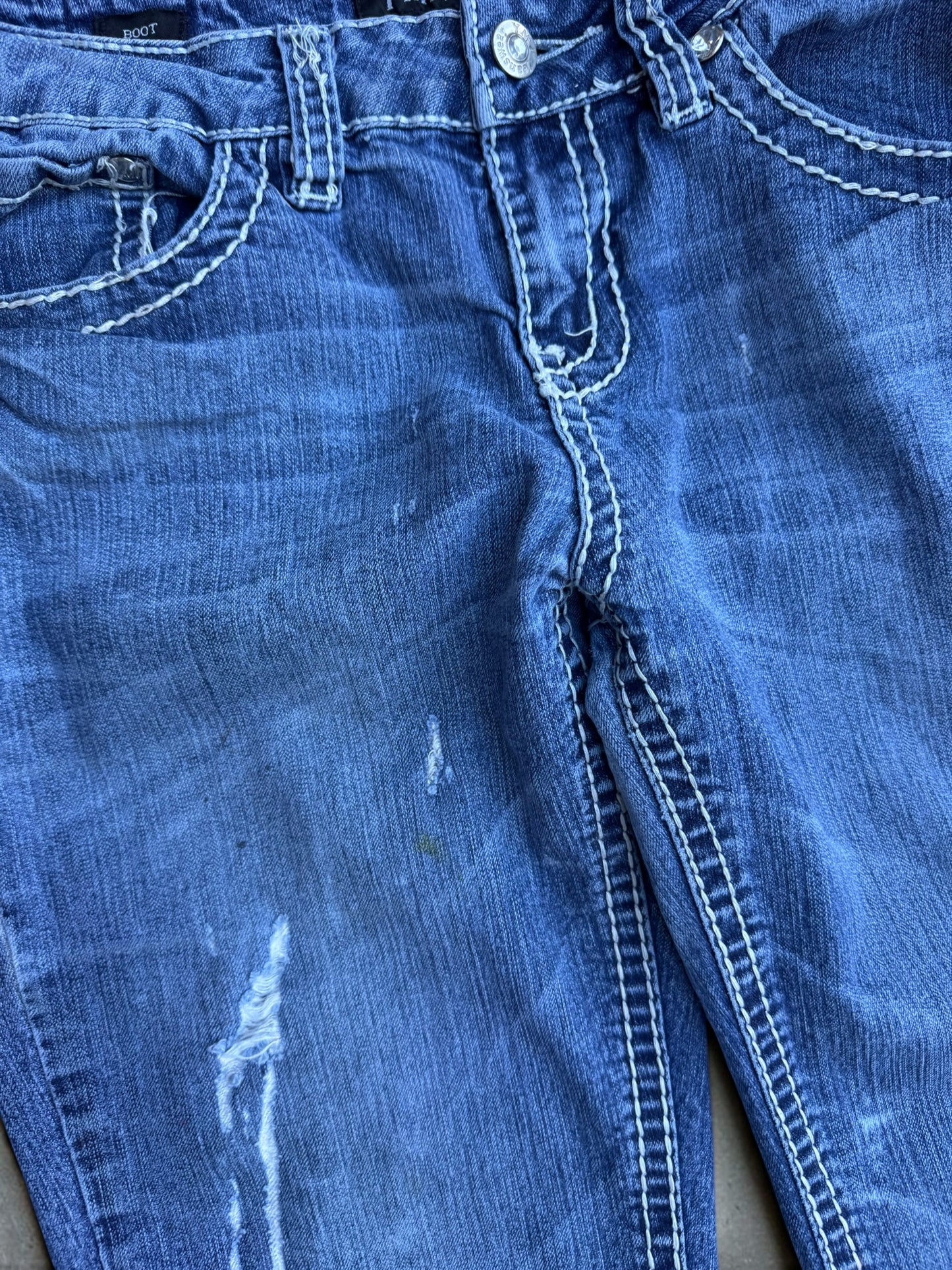 Lågmidjade jeans stl: S