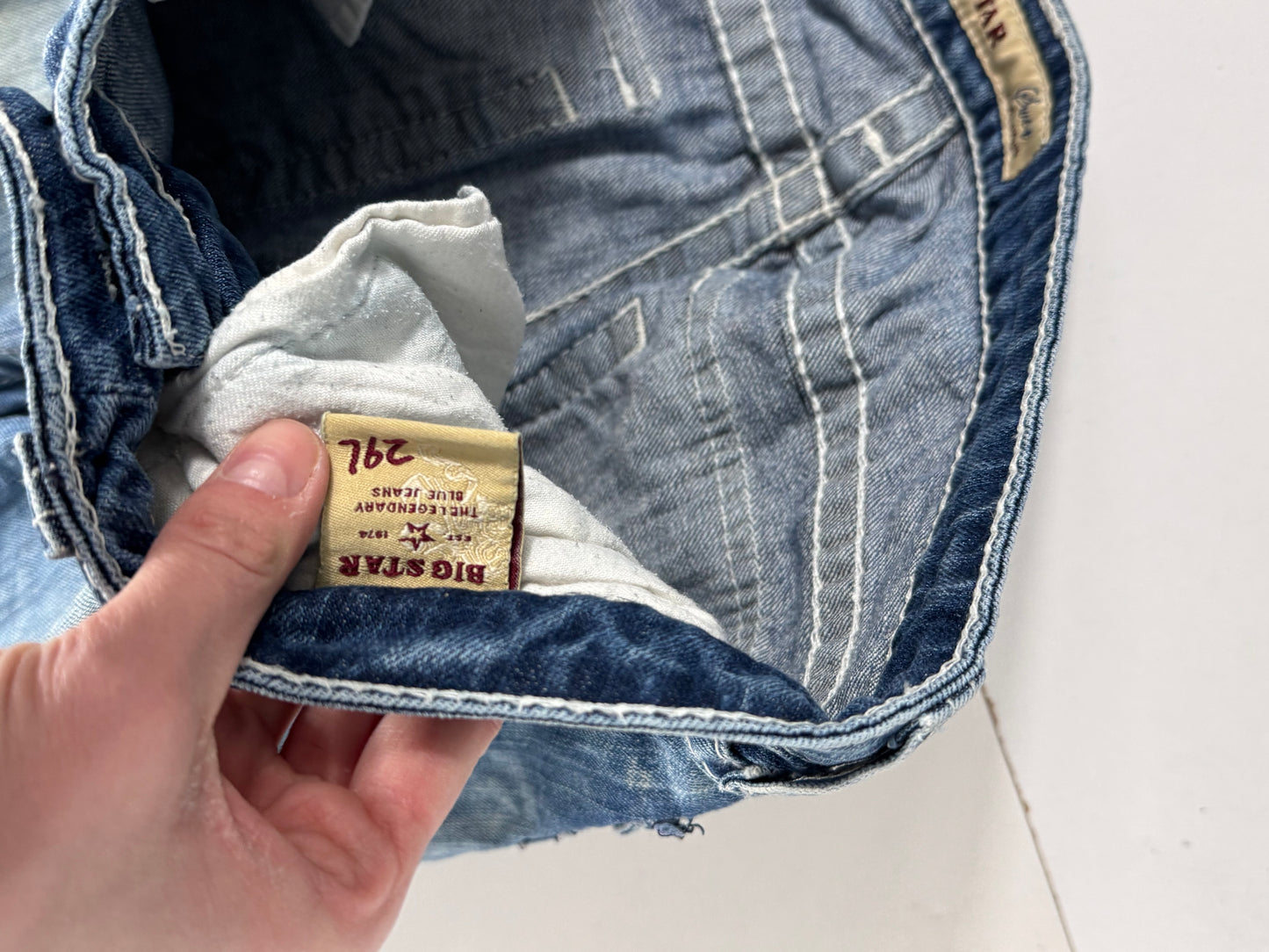 Lågmidjade jeans stl: S